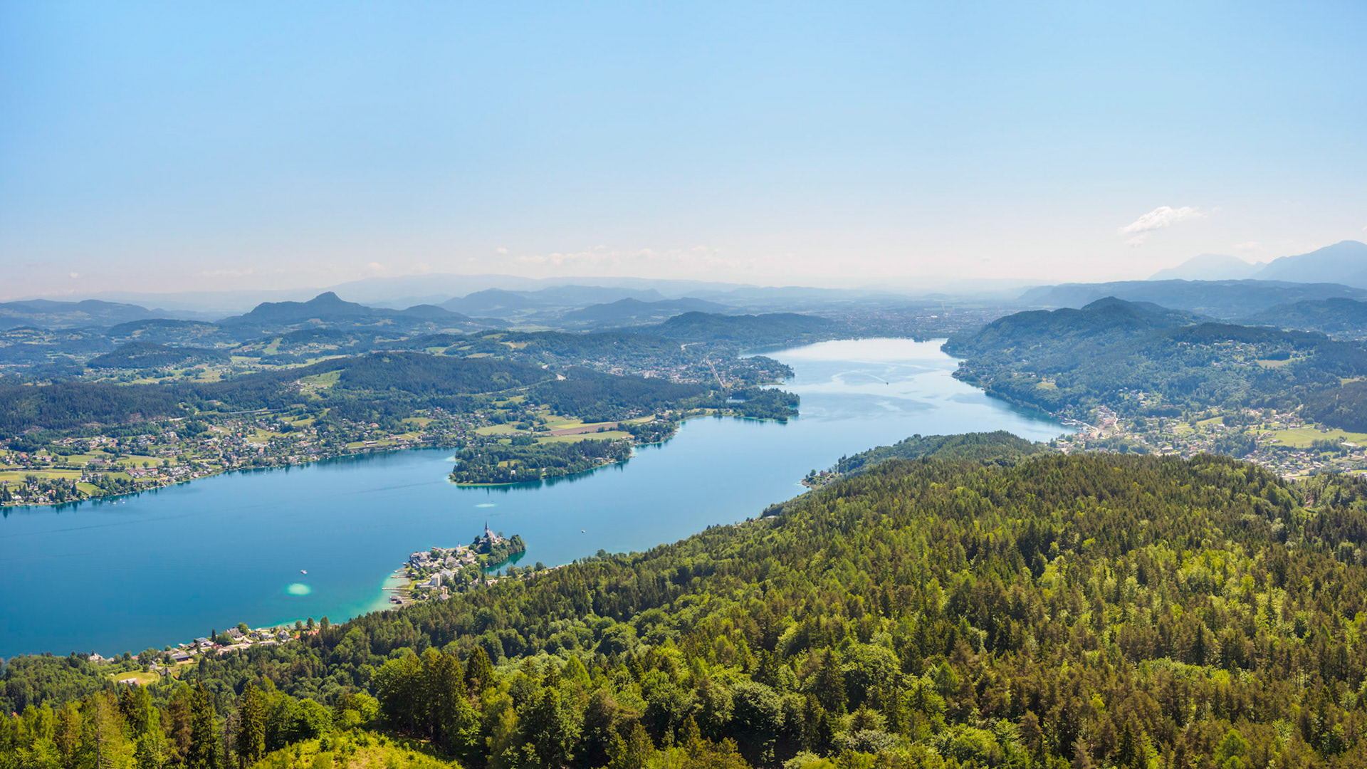 Pyramidenkugel - View on Maria-Wörth II