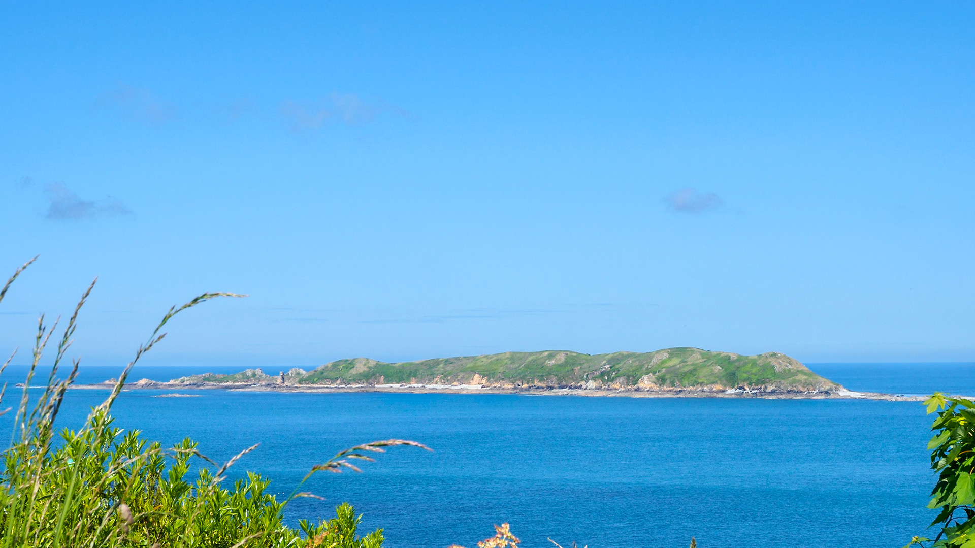 Ile Tomé, seen from up high in Perros-Guirec