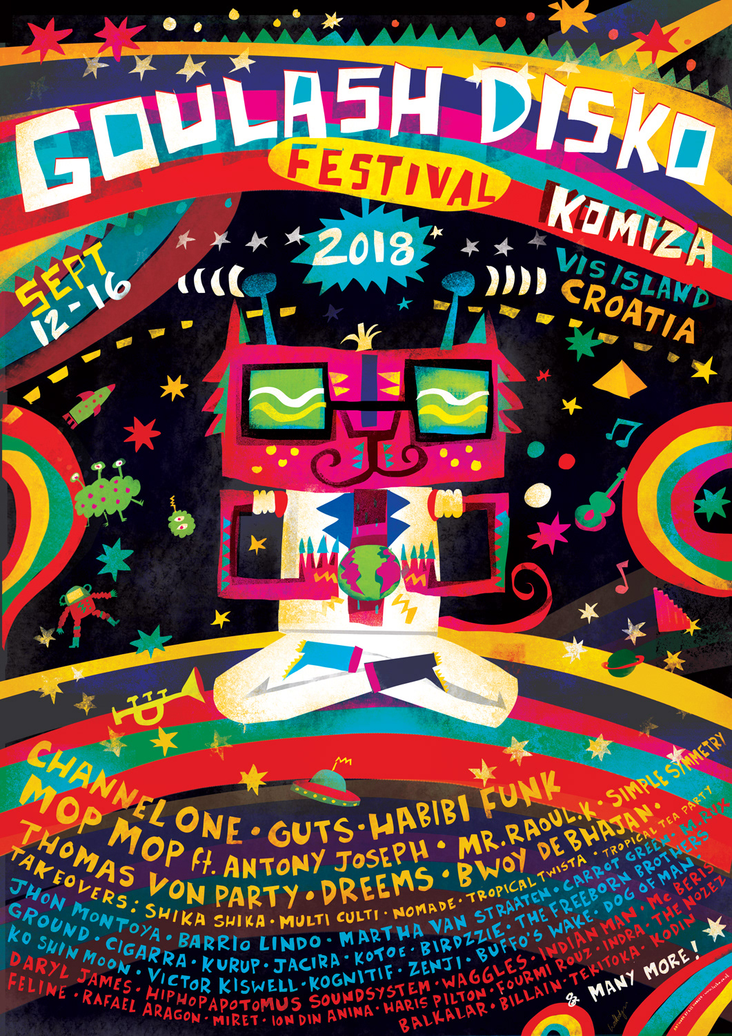 disco, festival, goulash, croatia