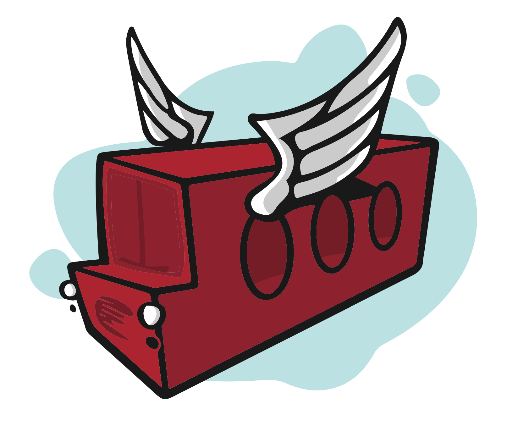 Built Illustration for 'Flying Brick,' a Step Van build forum member.