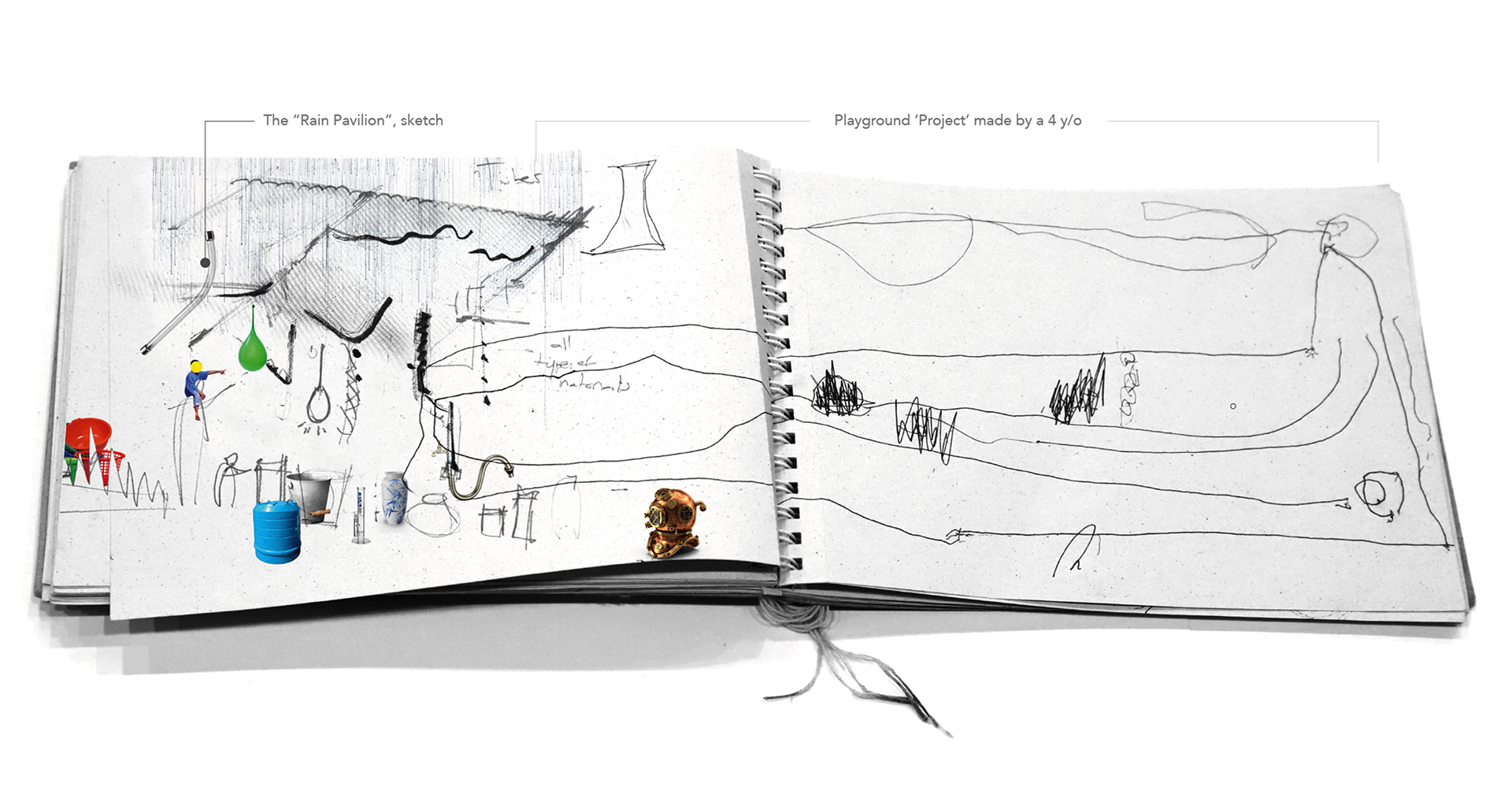 Rain Pavilion, Sketchbook