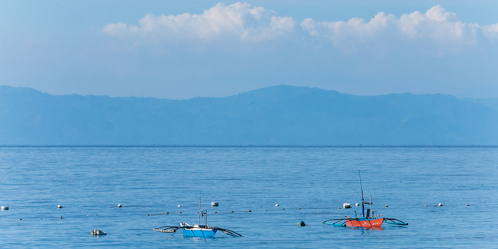 The Philippines, banca fishing boat, Cebu Island