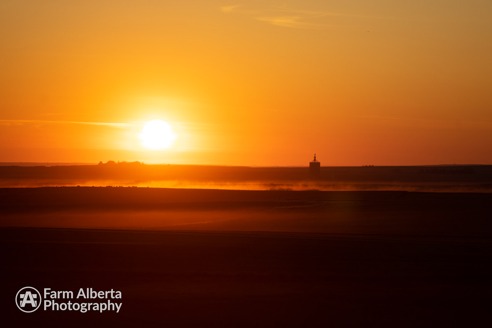 Harvest sunsets are hard to beat