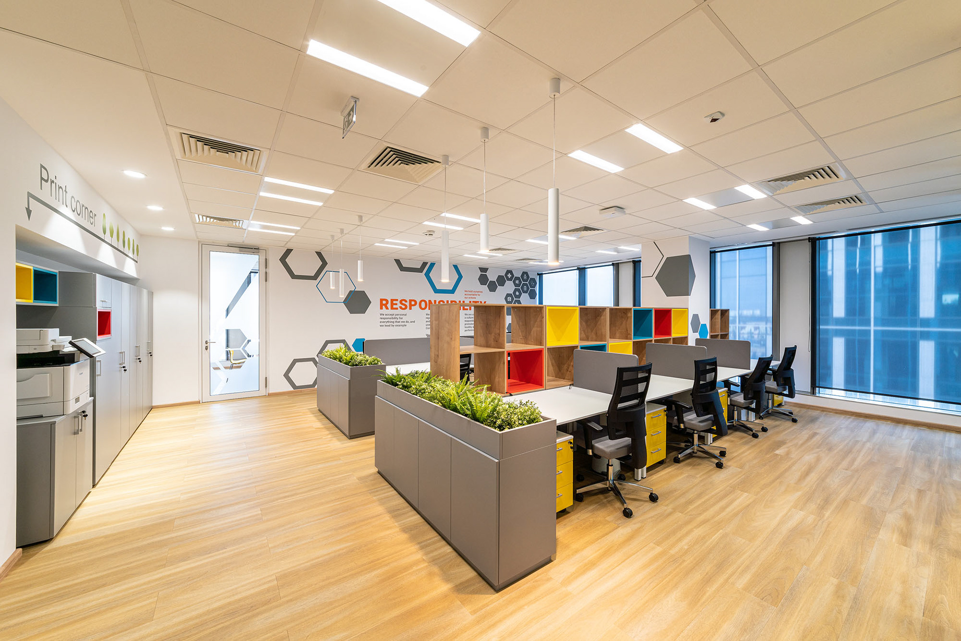 Corporate Office Building Interior
