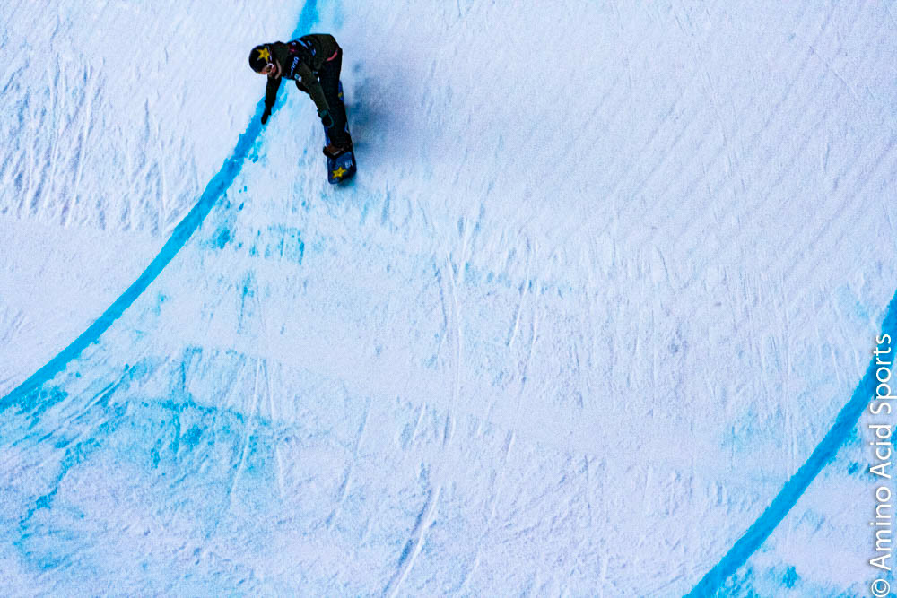 USA's Arielle Gold's 360* starts off her Run 1