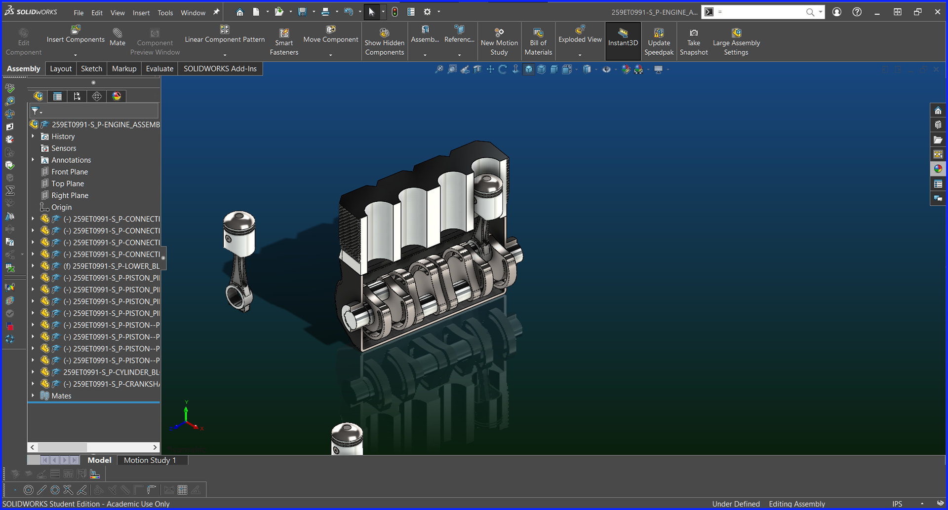 Adding the Pistons