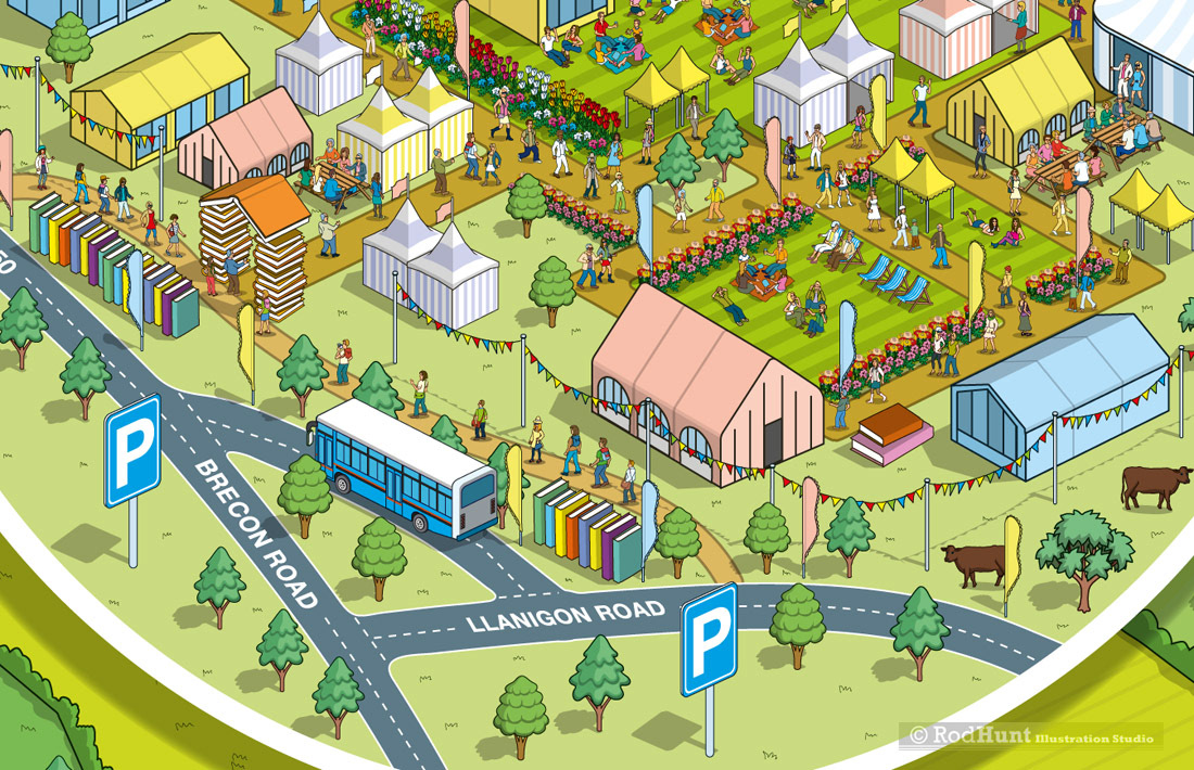 Hand Drawn Event Map designer and illustrator