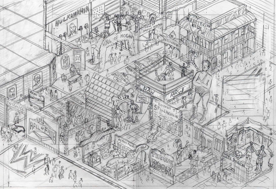 Original Pencil Drawing for the illustration