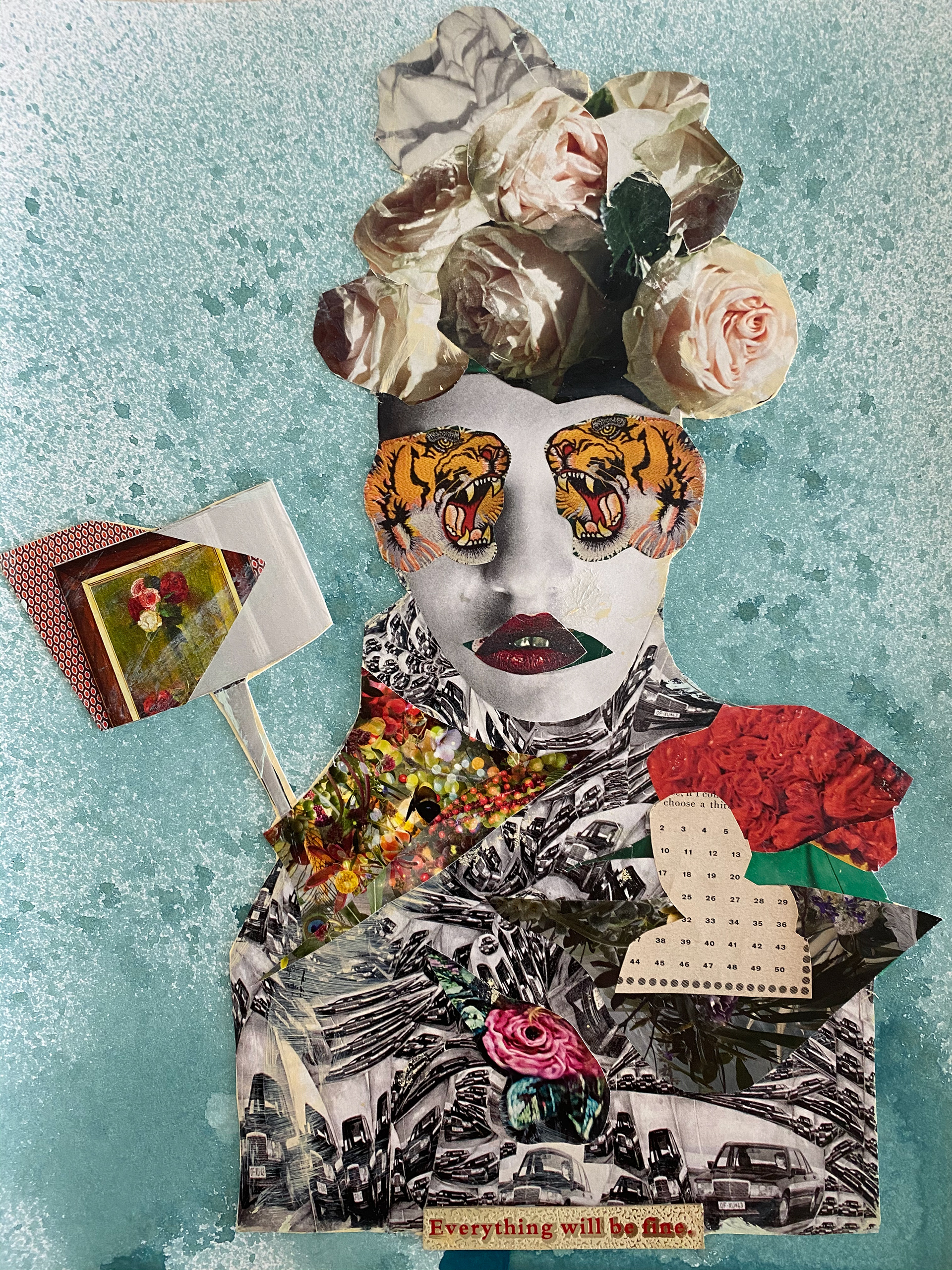 Collage art by Liz Georgi