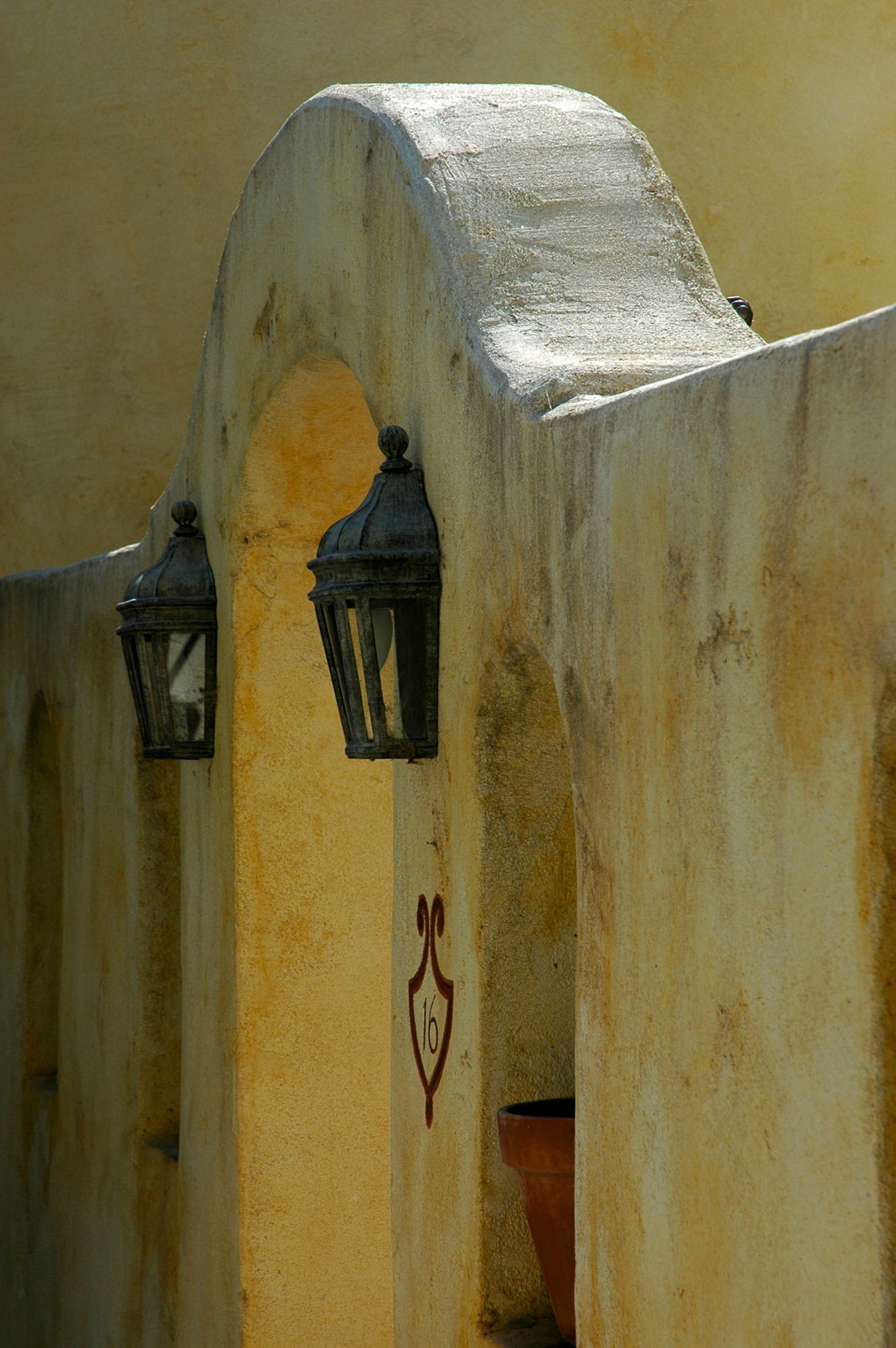 Doorway at a hotel in Sonoma, California