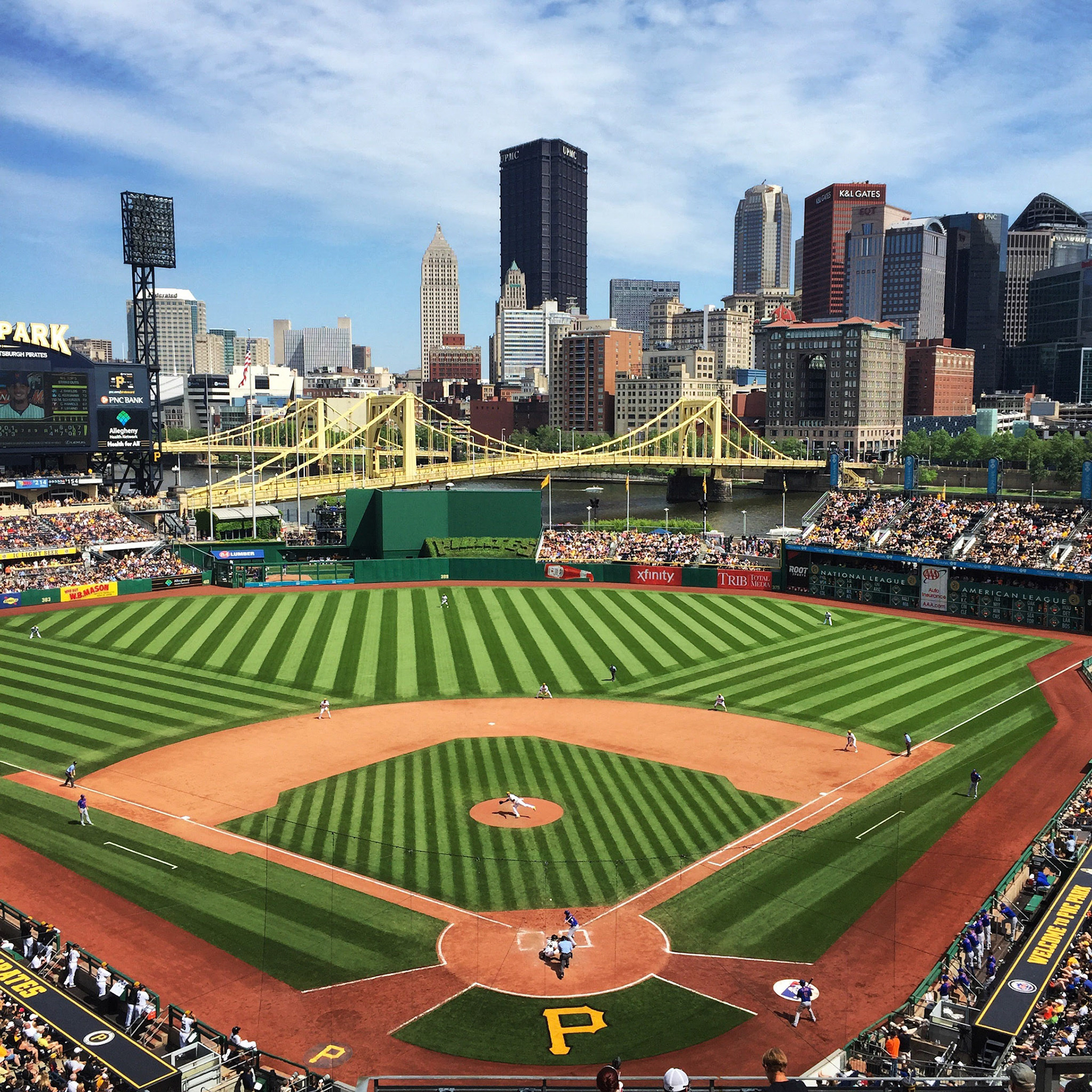 It's a beautiful day in Pittsburgh, PA.