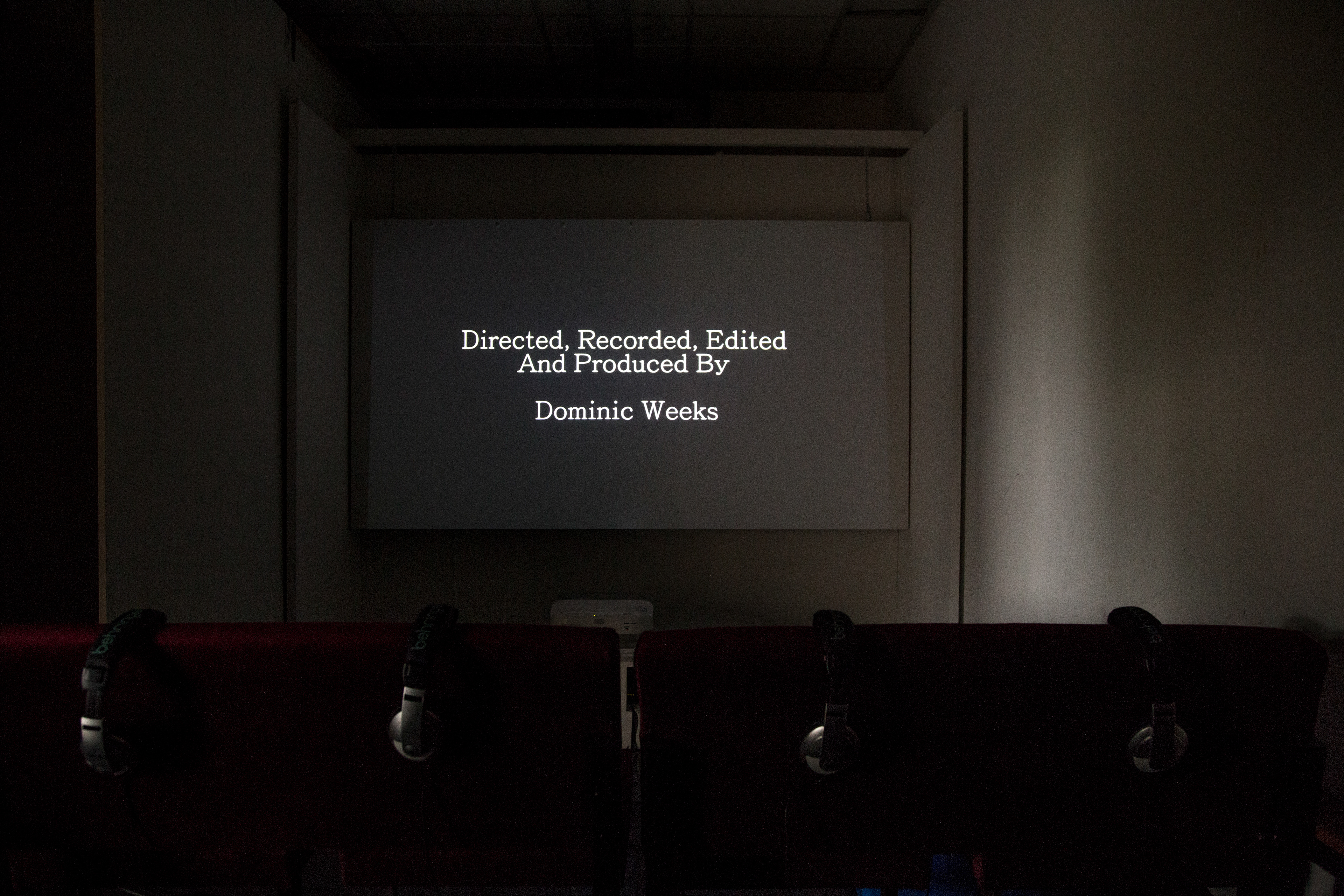 Pop-up Cinema Falmouth Install