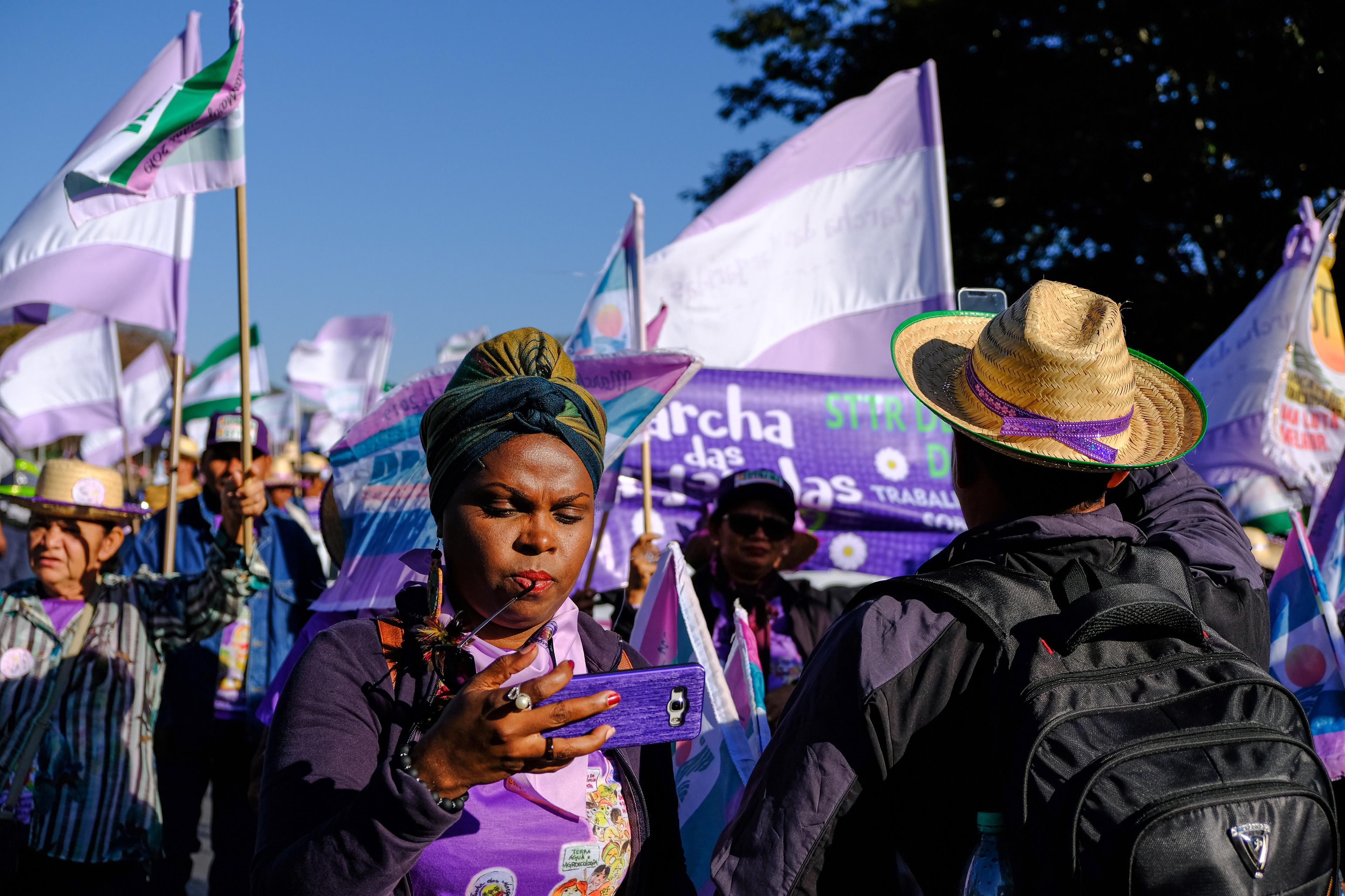 Marcha das Margaridas. Brasília, DF. 14 de Agosto 2019.