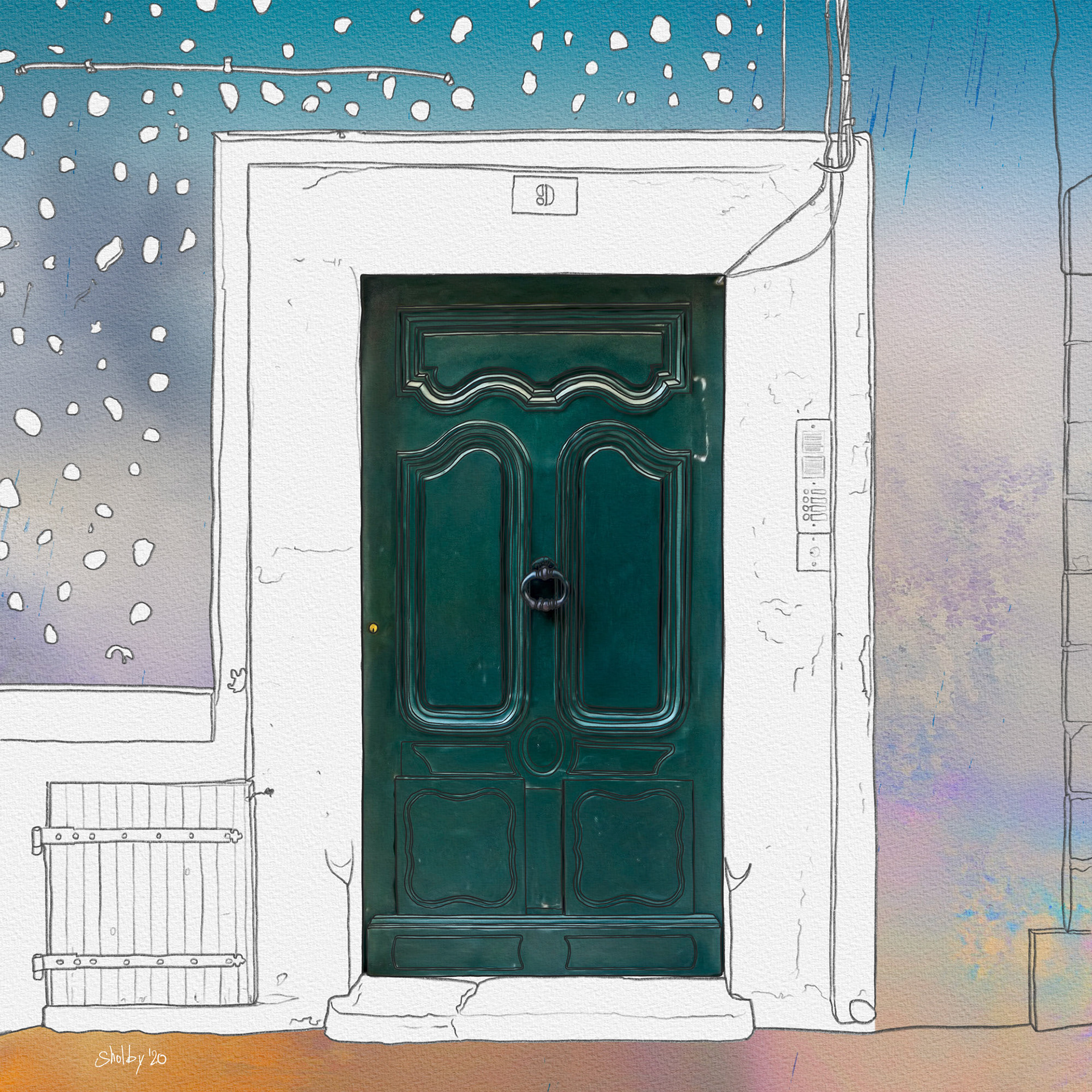 Rue de l'Évéché (40x40)