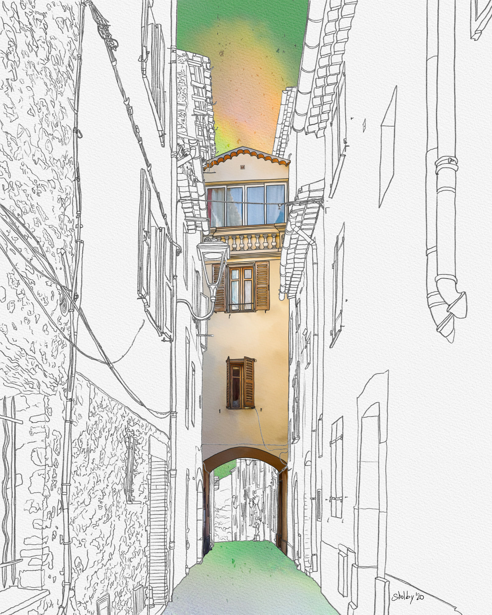Rue de la Place, Gattières
