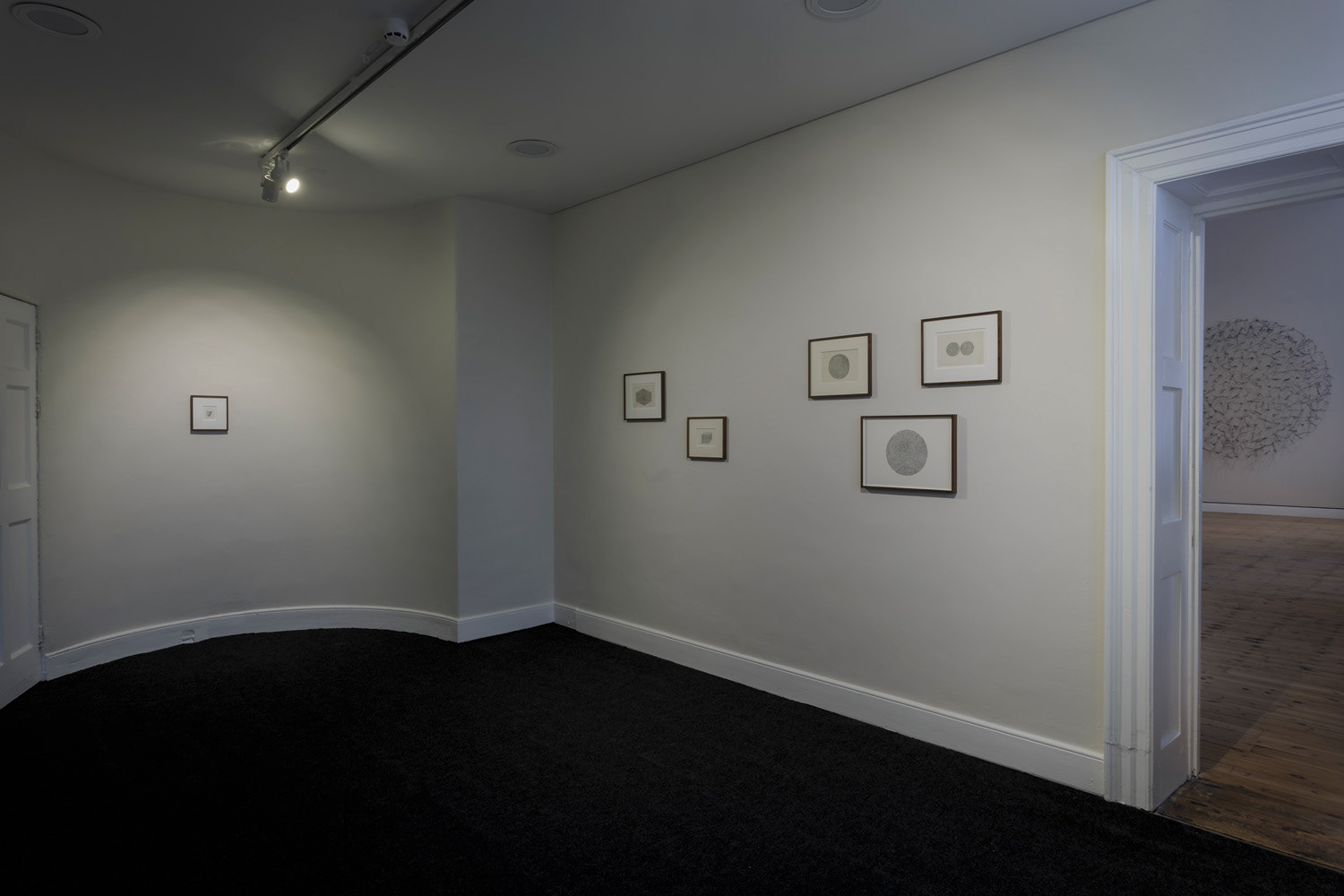 Installation shot of drawings