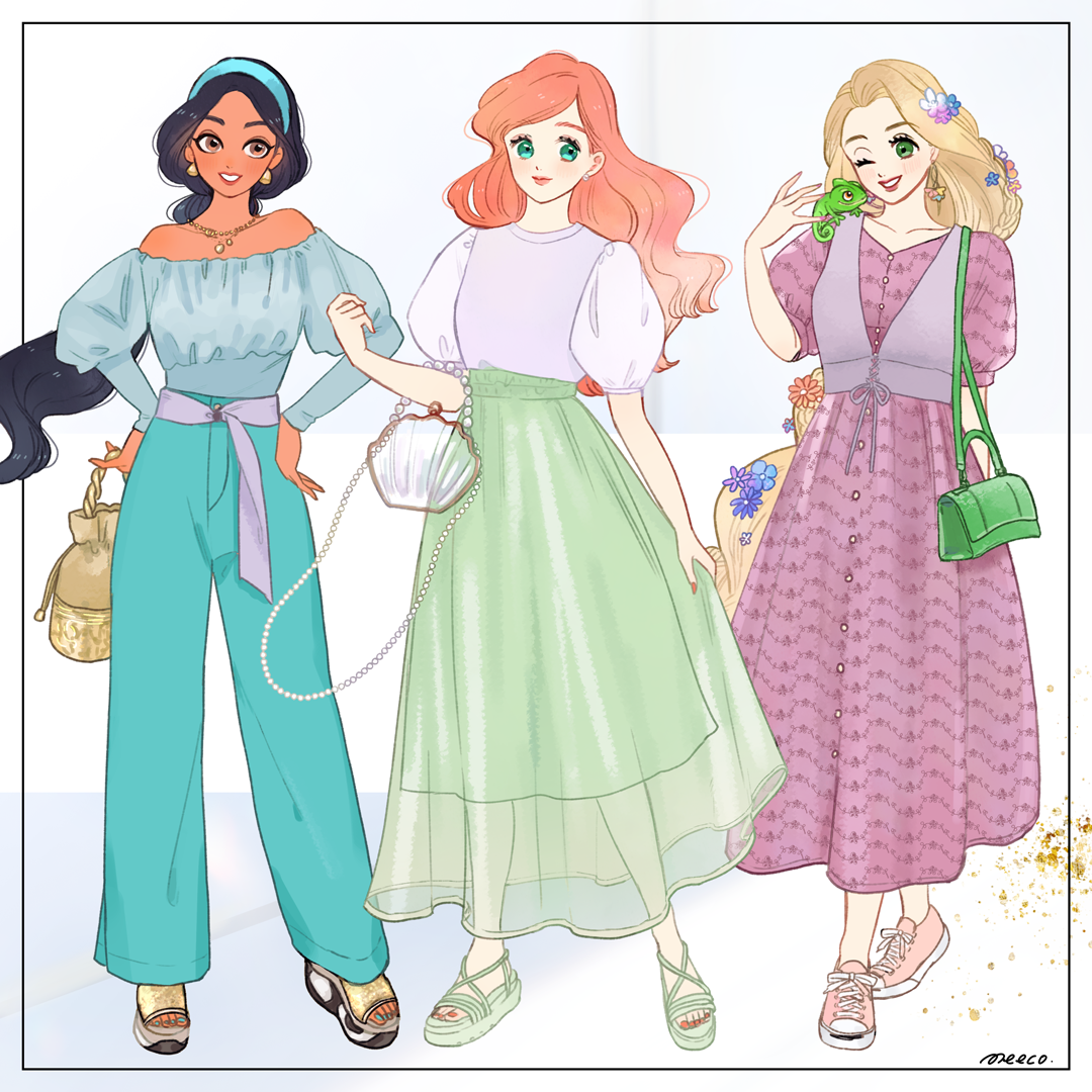 ディズニー コーデ イラスト ディズニー コーデ イラスト