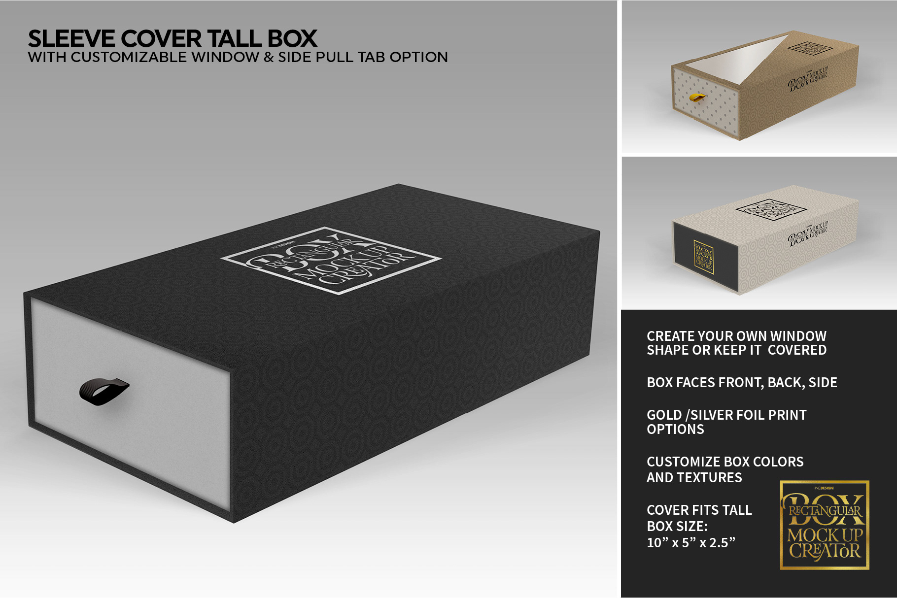 Download IN.C DESIGN STUDIO - Rectangular Box MockUp Creator