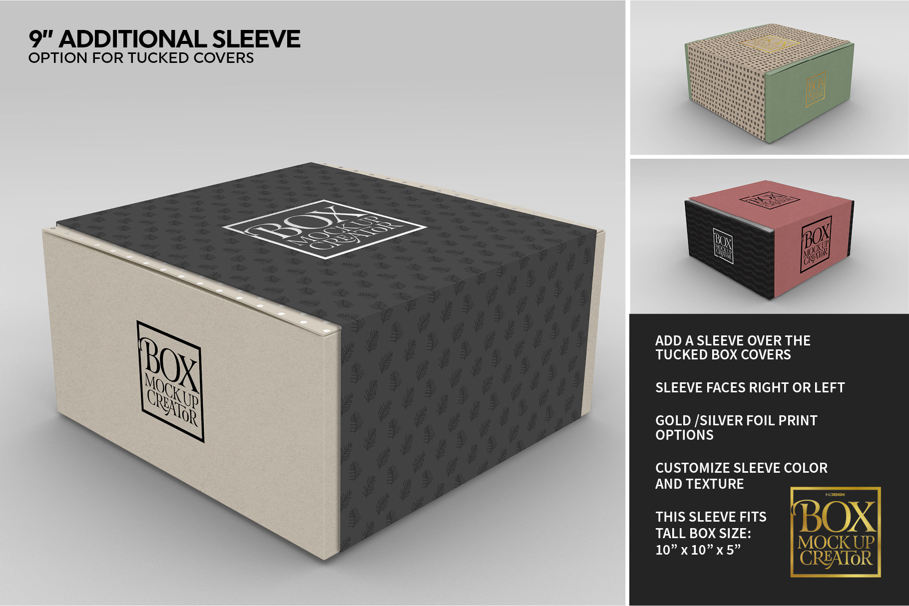 Download In C Design Studio Box Packaging Mockup Creator Square Box Edition PSD Mockup Templates