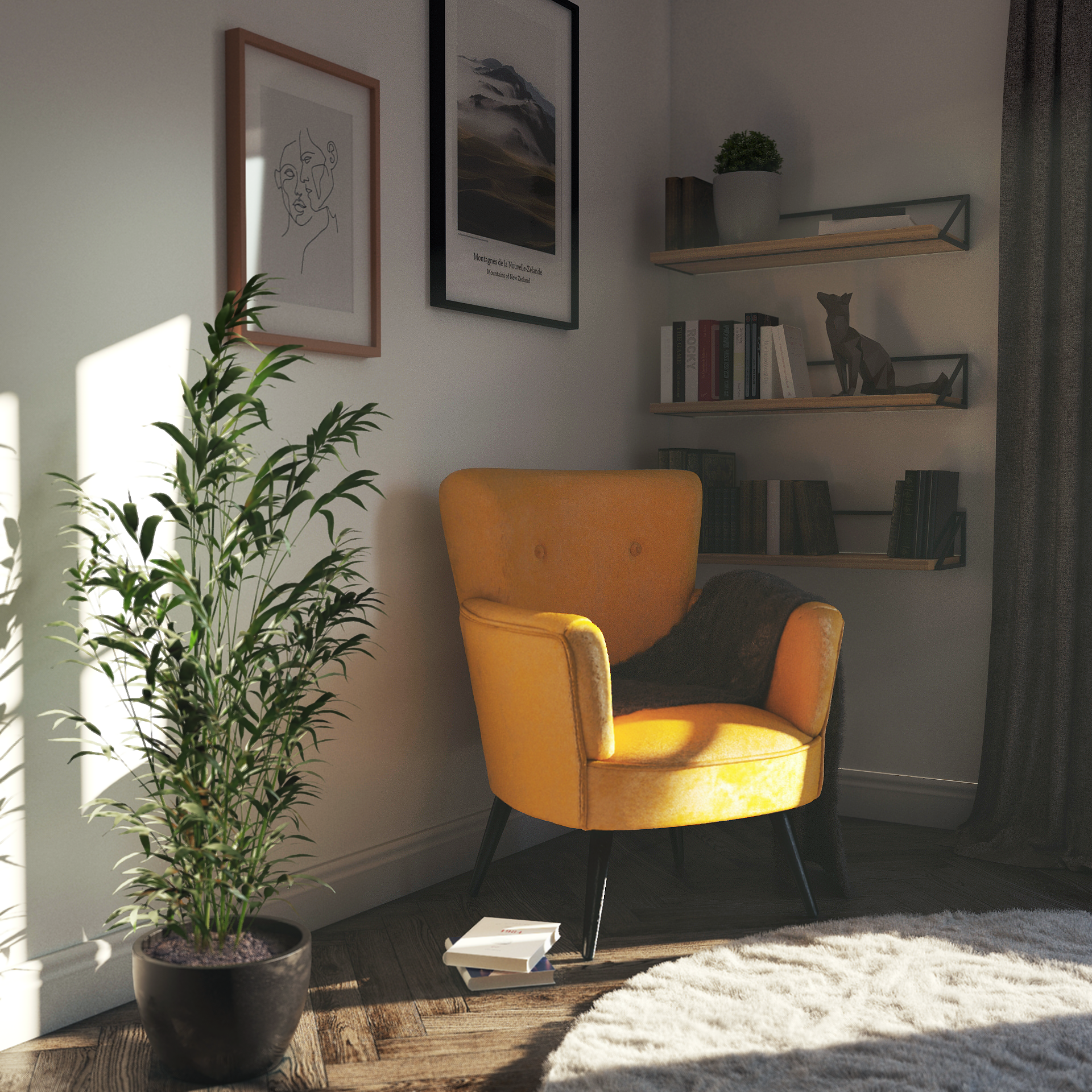 Logement, La Villette (Rendu 3D), Marseille 2019