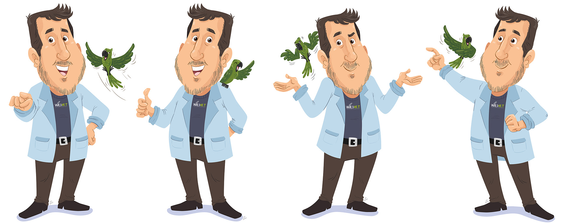 Personagem para clínica veterinária