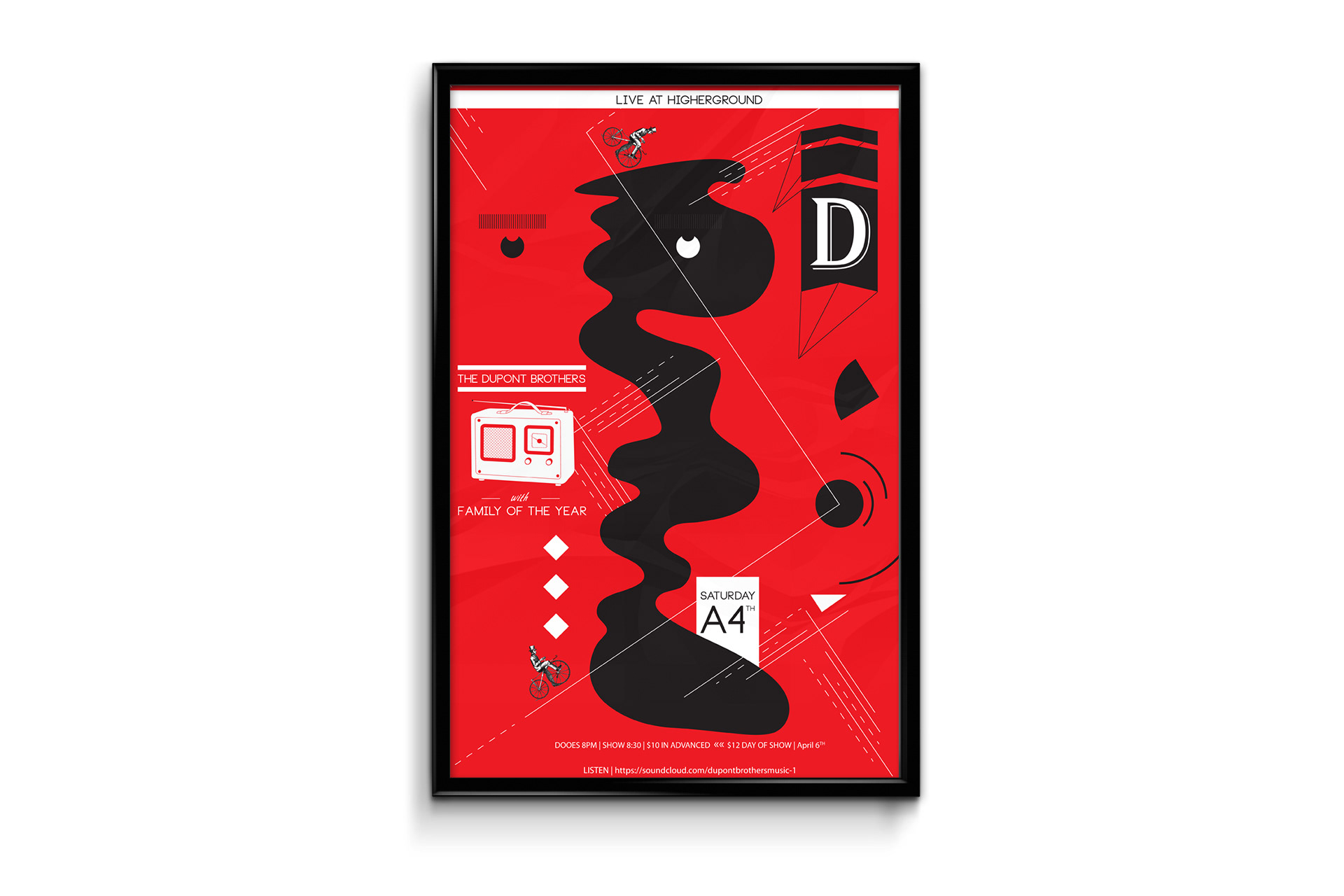 11x17 poster illustration for Zack DuPont