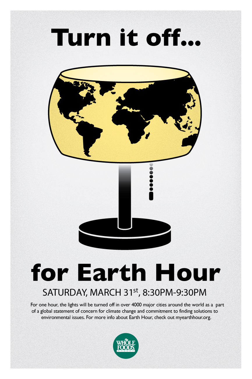 Carlos Villamil Earth Hour Poster