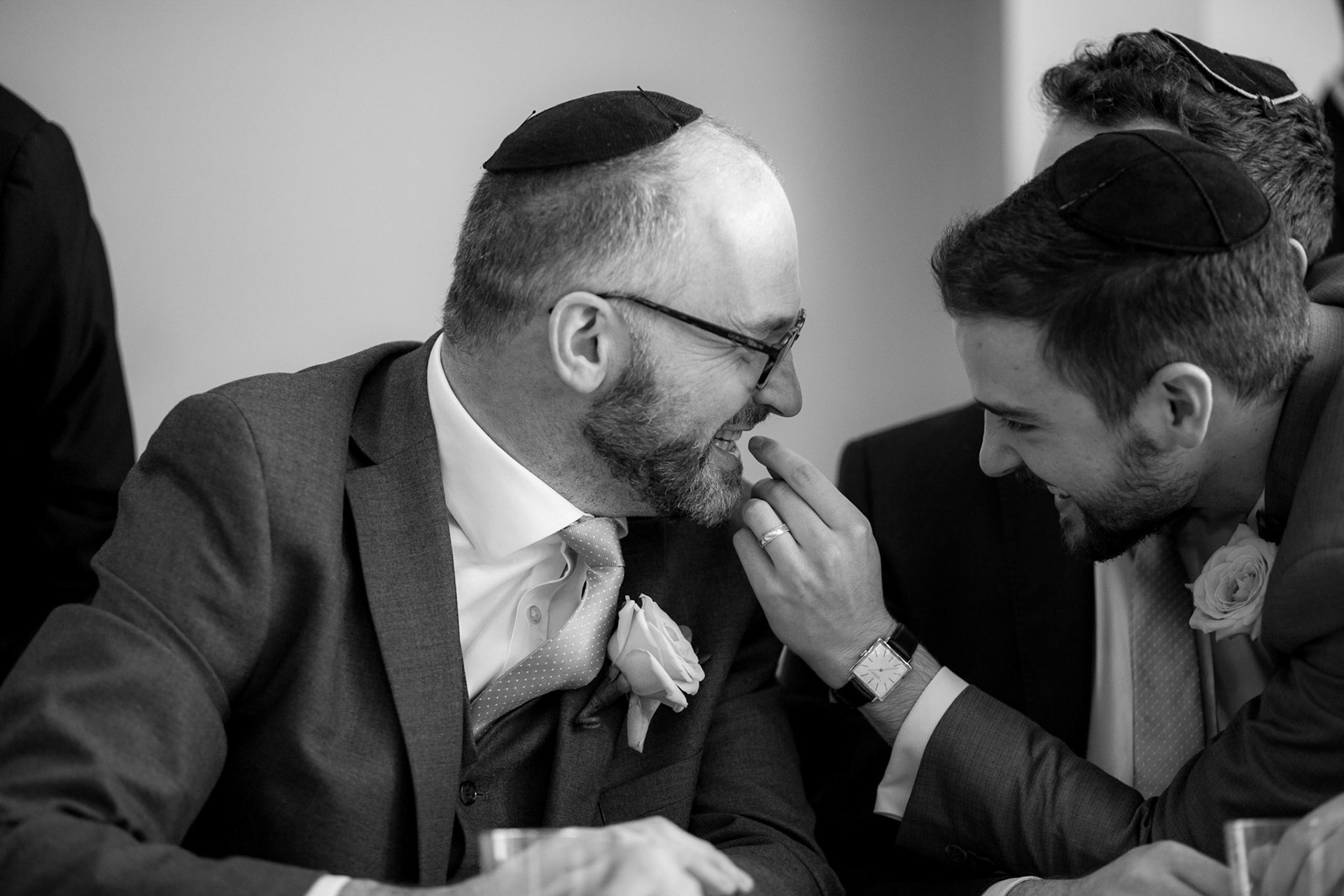 Alison and Shai wed at Beth Tfiloh in Baltimore, MD on Sunday, December 23, 2018.