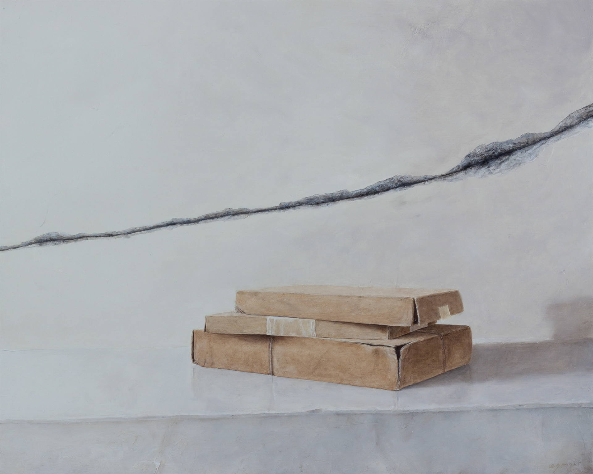 40 x 50 cm. Oil on wood