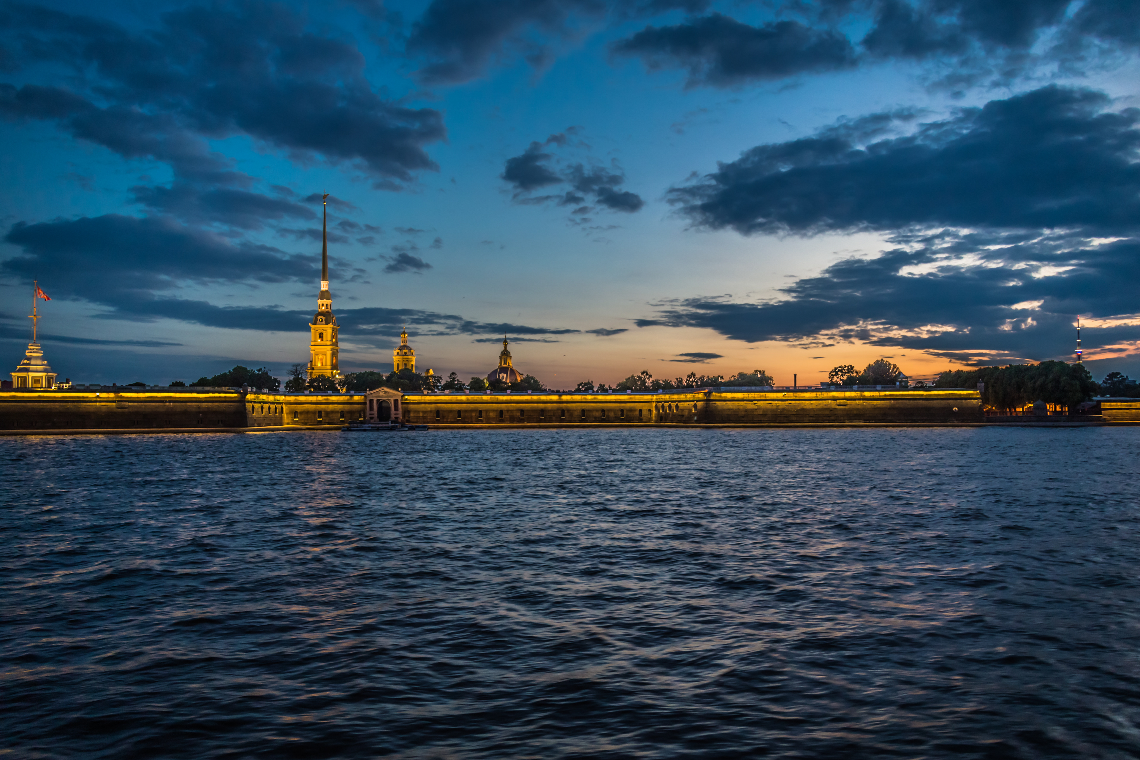 Санкт-Петербург Нева белые ночи