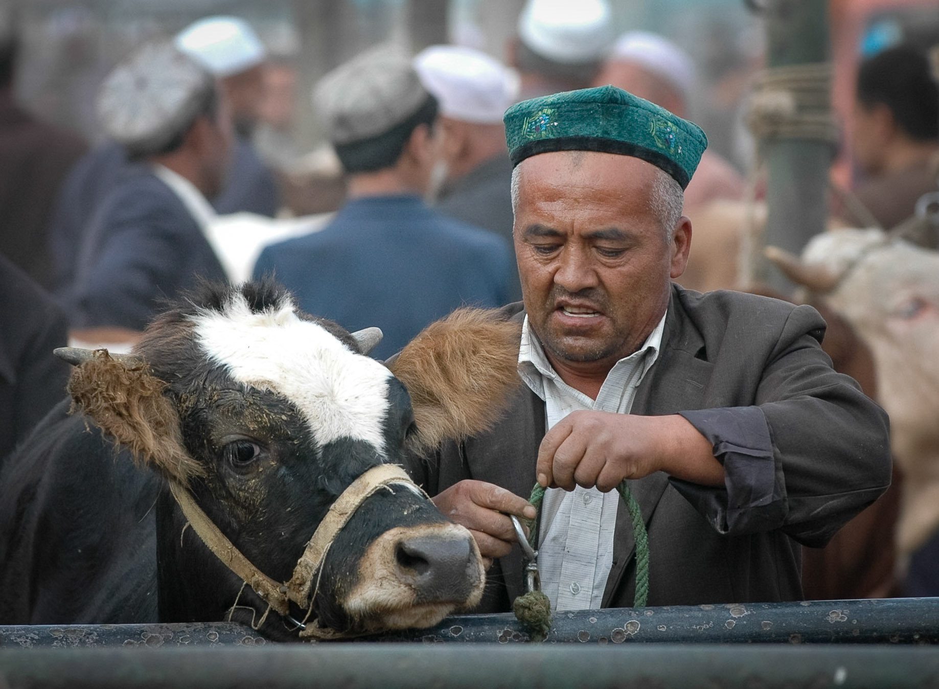 Farmer at Mal Bazaar (Kashgar, China)