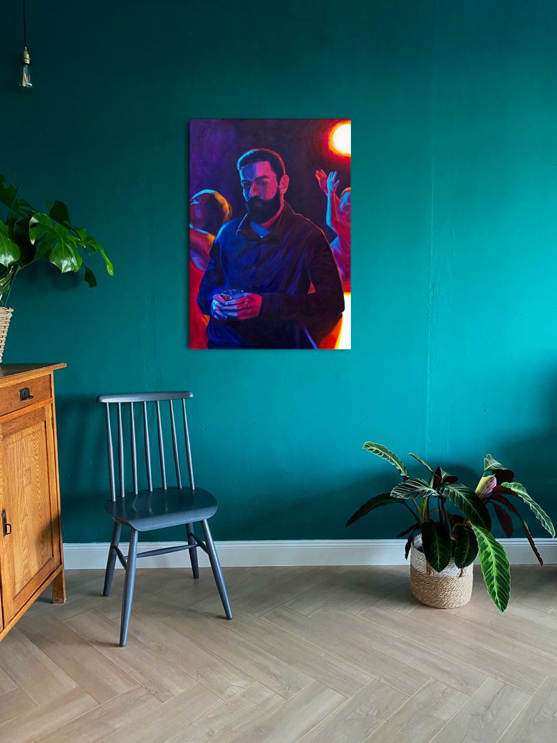 Untitled 2018, preview on a wall