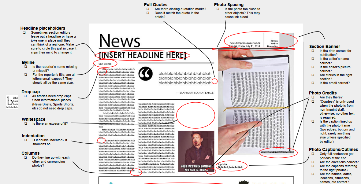 Example of a newspaper article image