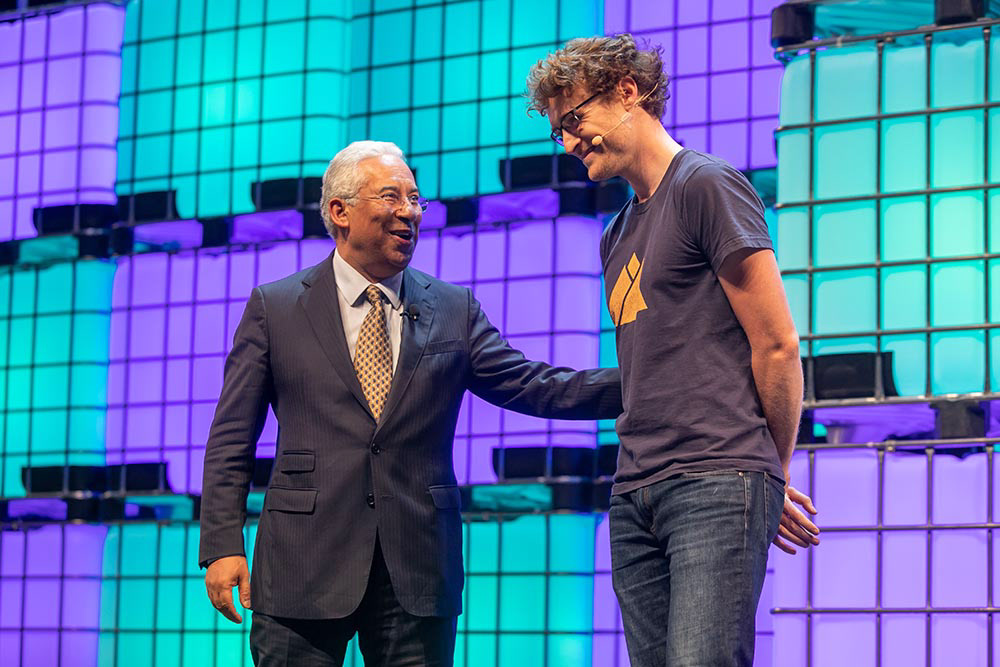 António Costa e Paddy Cosgrave, Web Summit