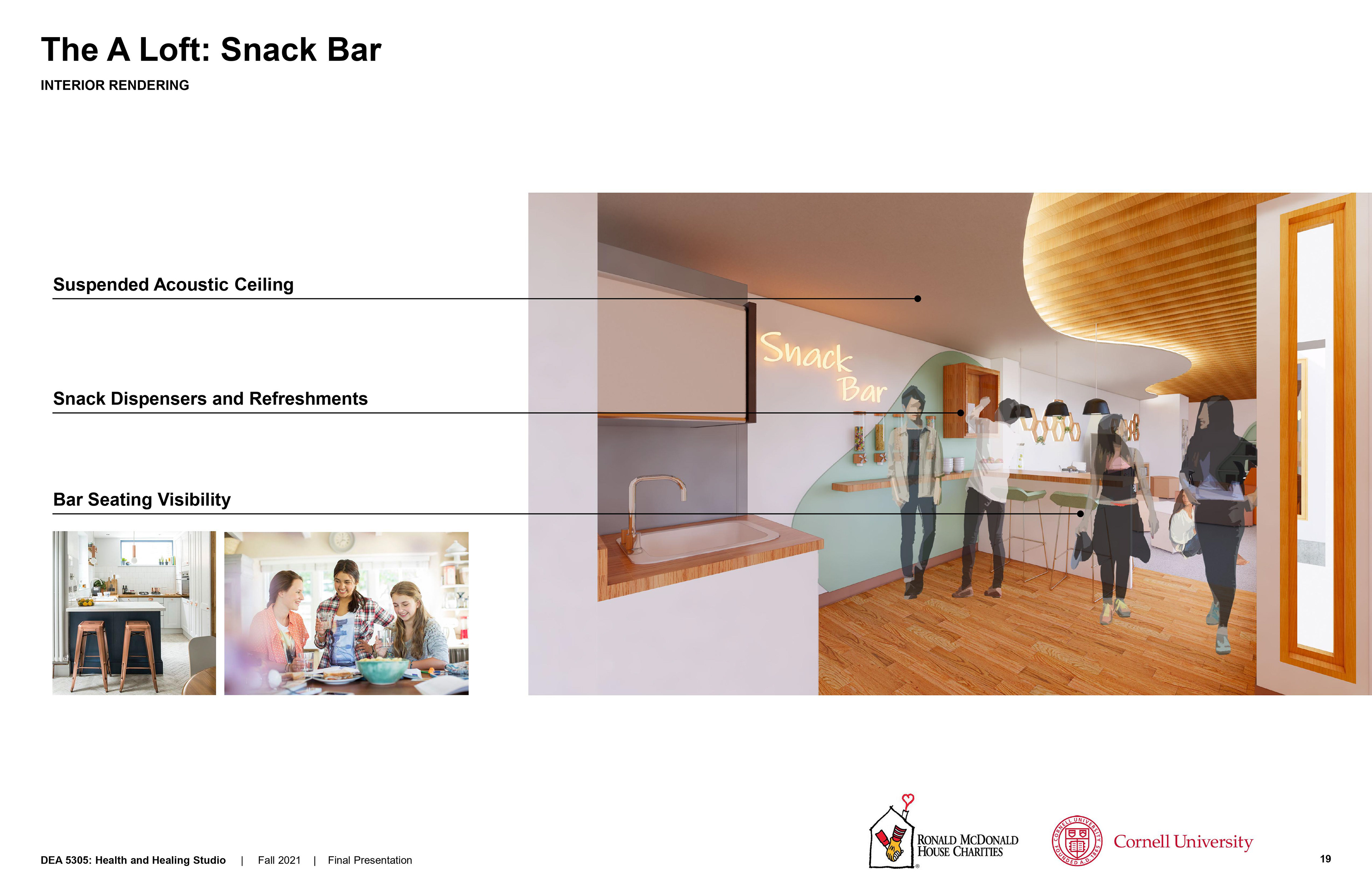 Rendering: Snack Bar