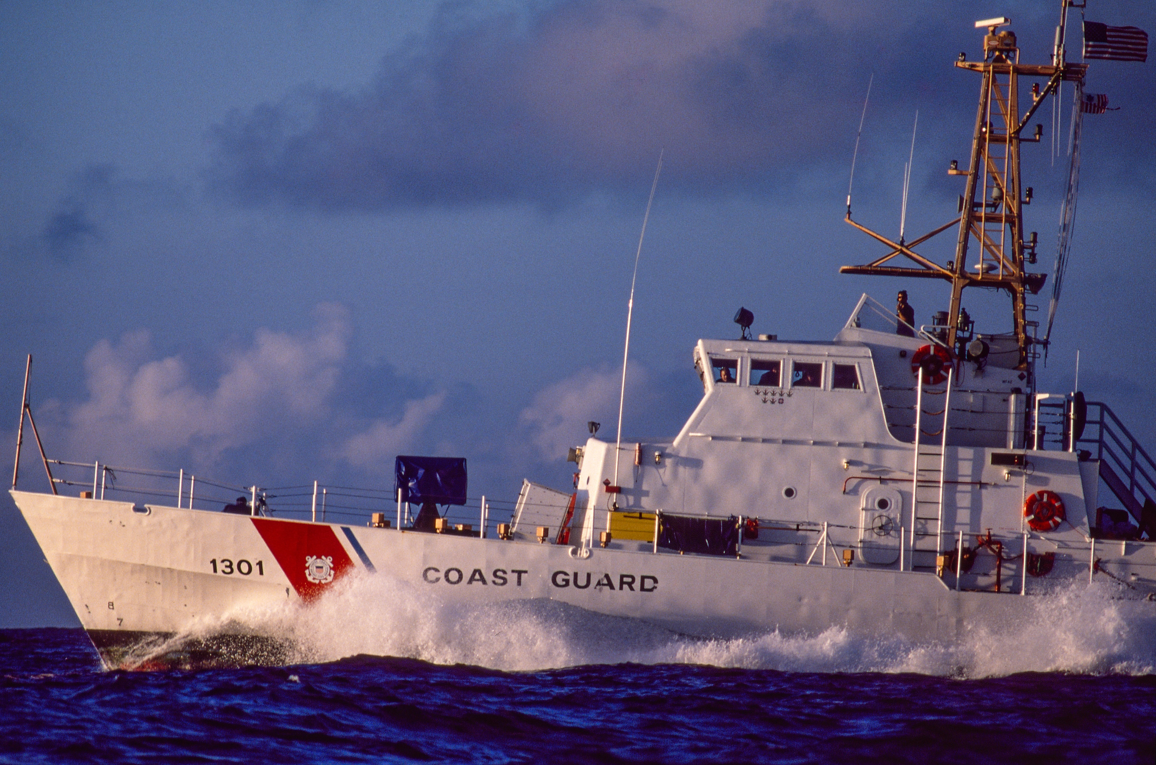 Coast Guard interdiction patrol/Atlantic Ocean