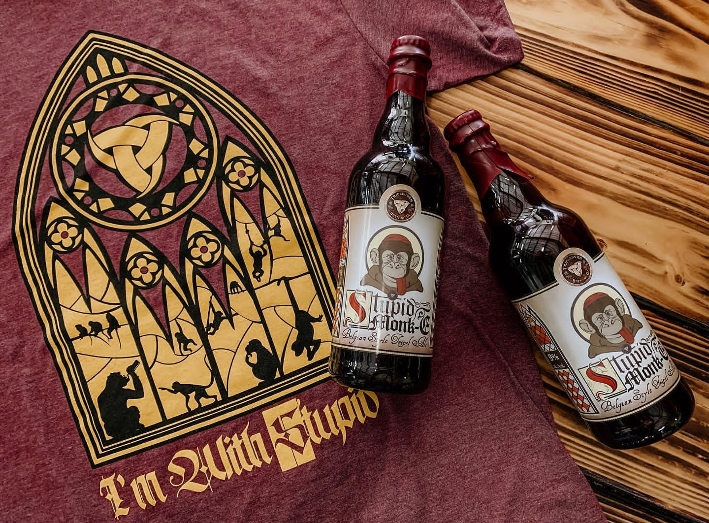 Stupid Monk-e Belgian Tripel Shirt 2020