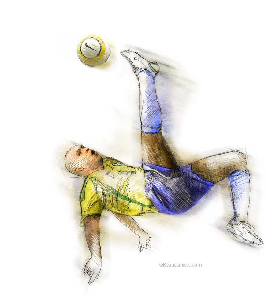 Bicycle kick, demo for National Geographic.