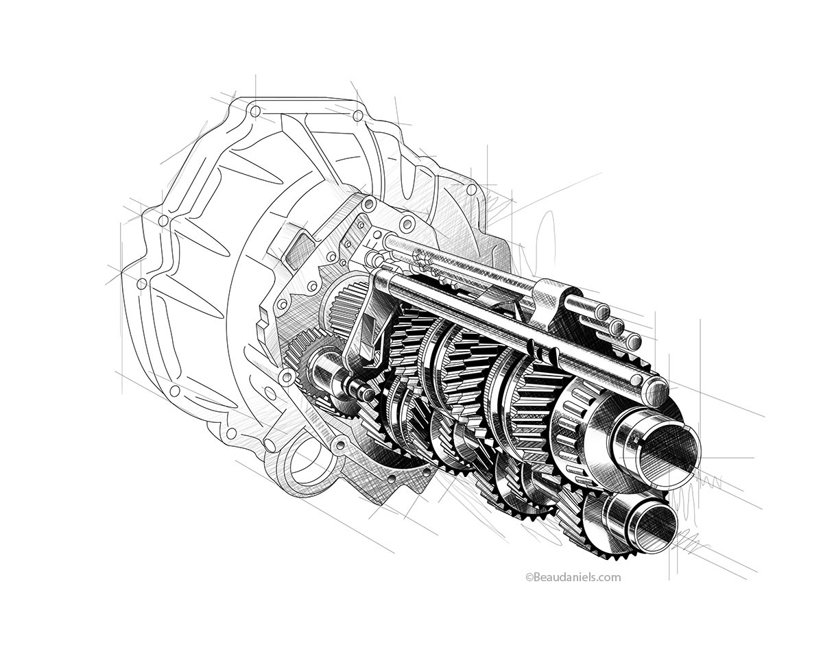 Technical Illustration Beau And Alan Daniels Toyota Fj Cruiser