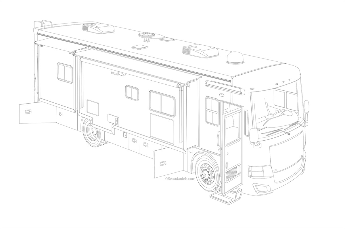 Technical illustration, Beau and Alan Daniels. - RV Cutaway ...