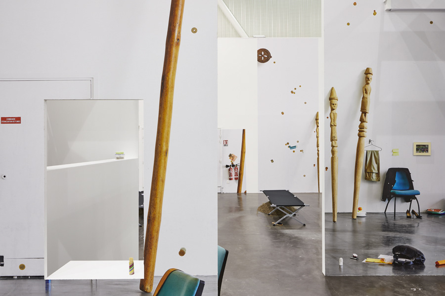 Emmanuelle Lainé, Suspension Volontaire de la Crédulité, Panorama 2019, exhibition view, Credit : Jeanchristophe Lett