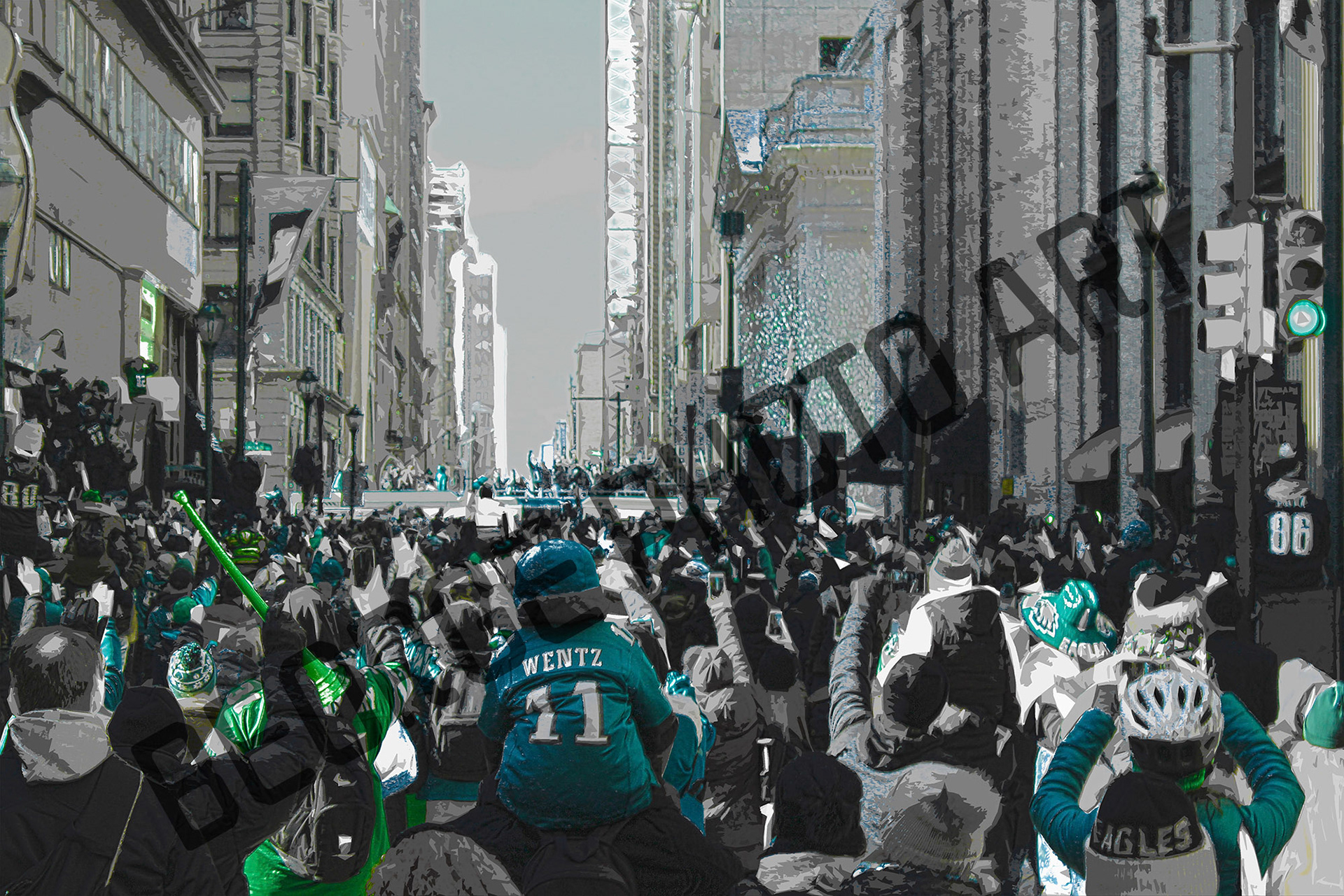 A Shot From The Street Parade