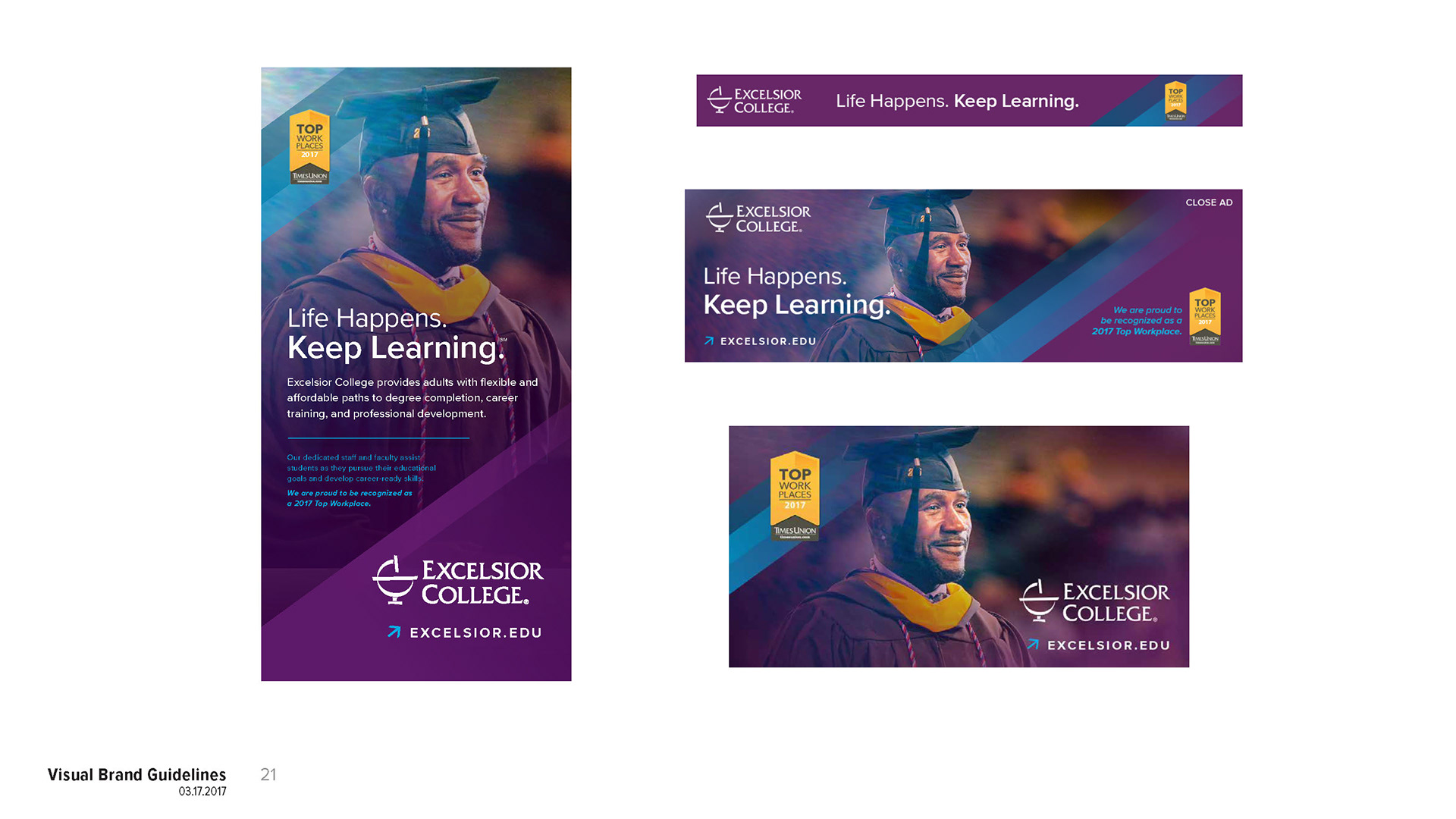 Adala Zelman Portfolio Excelsior College Rebrand