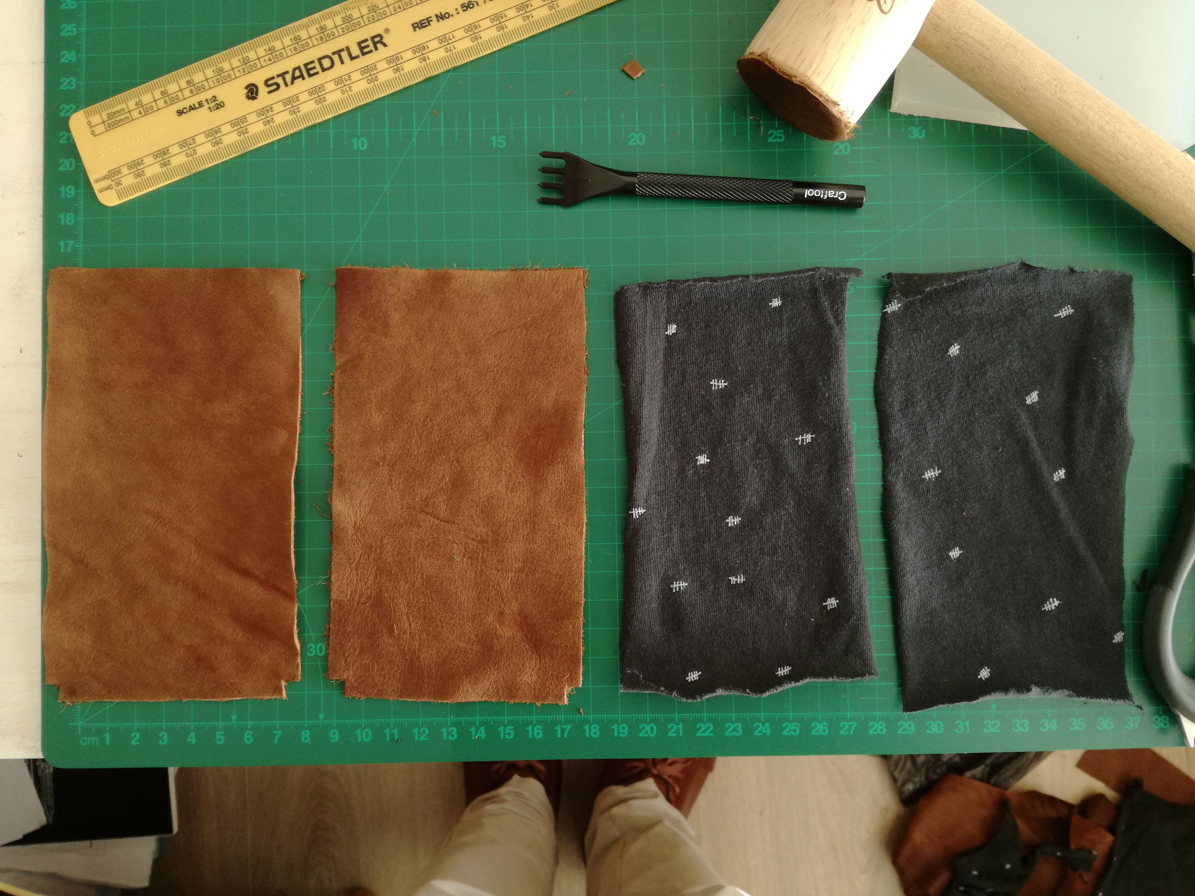 Parts cut and ready