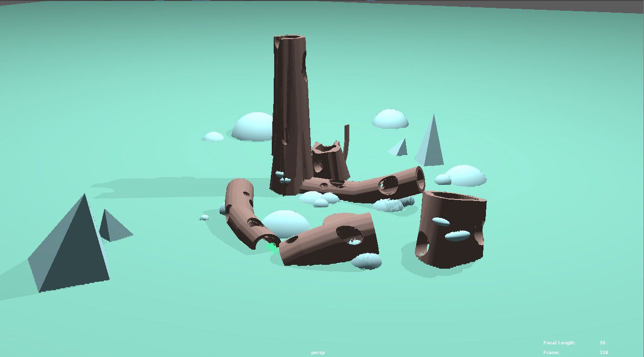 Rough 3D Set