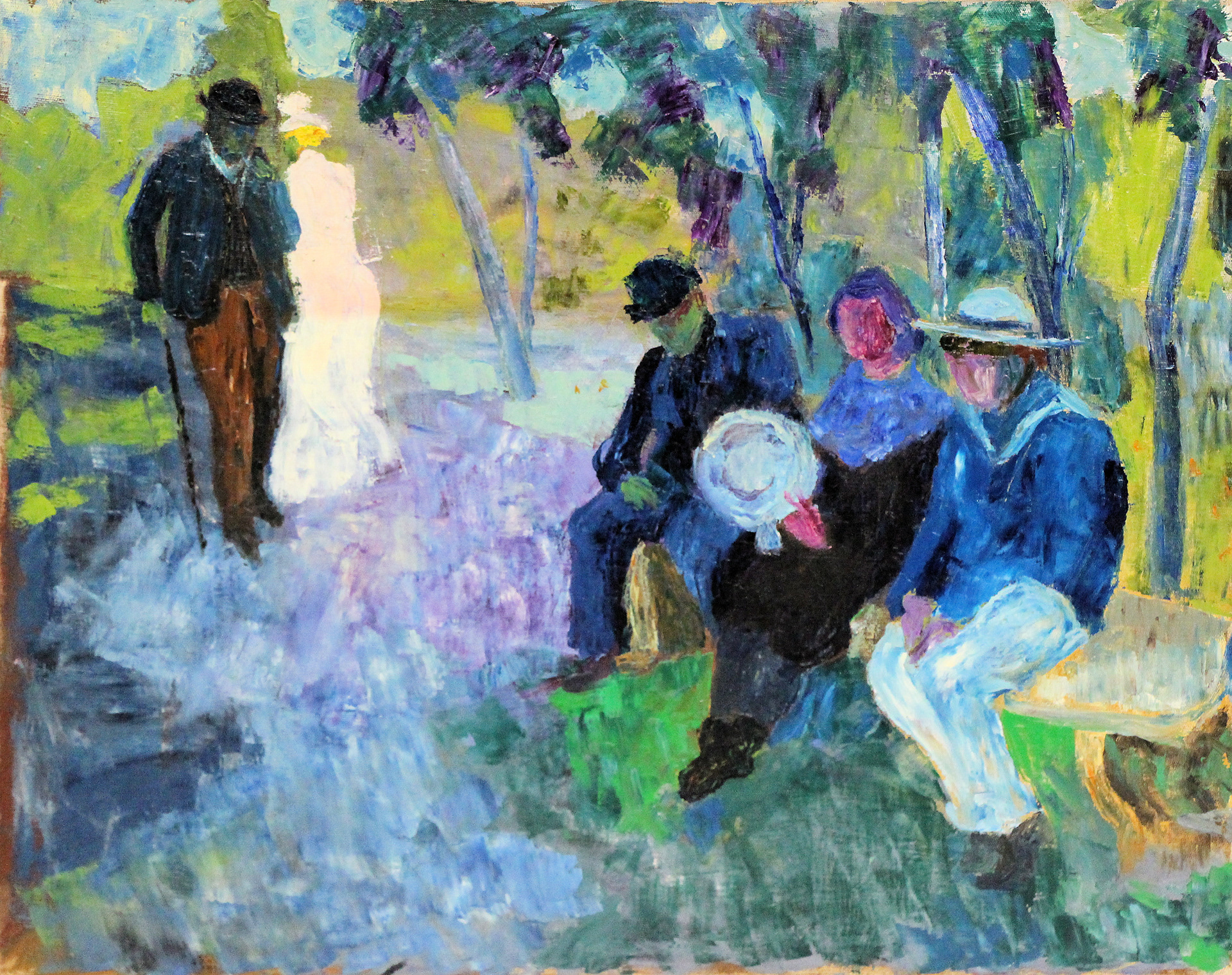 n.68 "Passeio Antigo"  Oil on canvas  Year: 1962  61 x 50cm