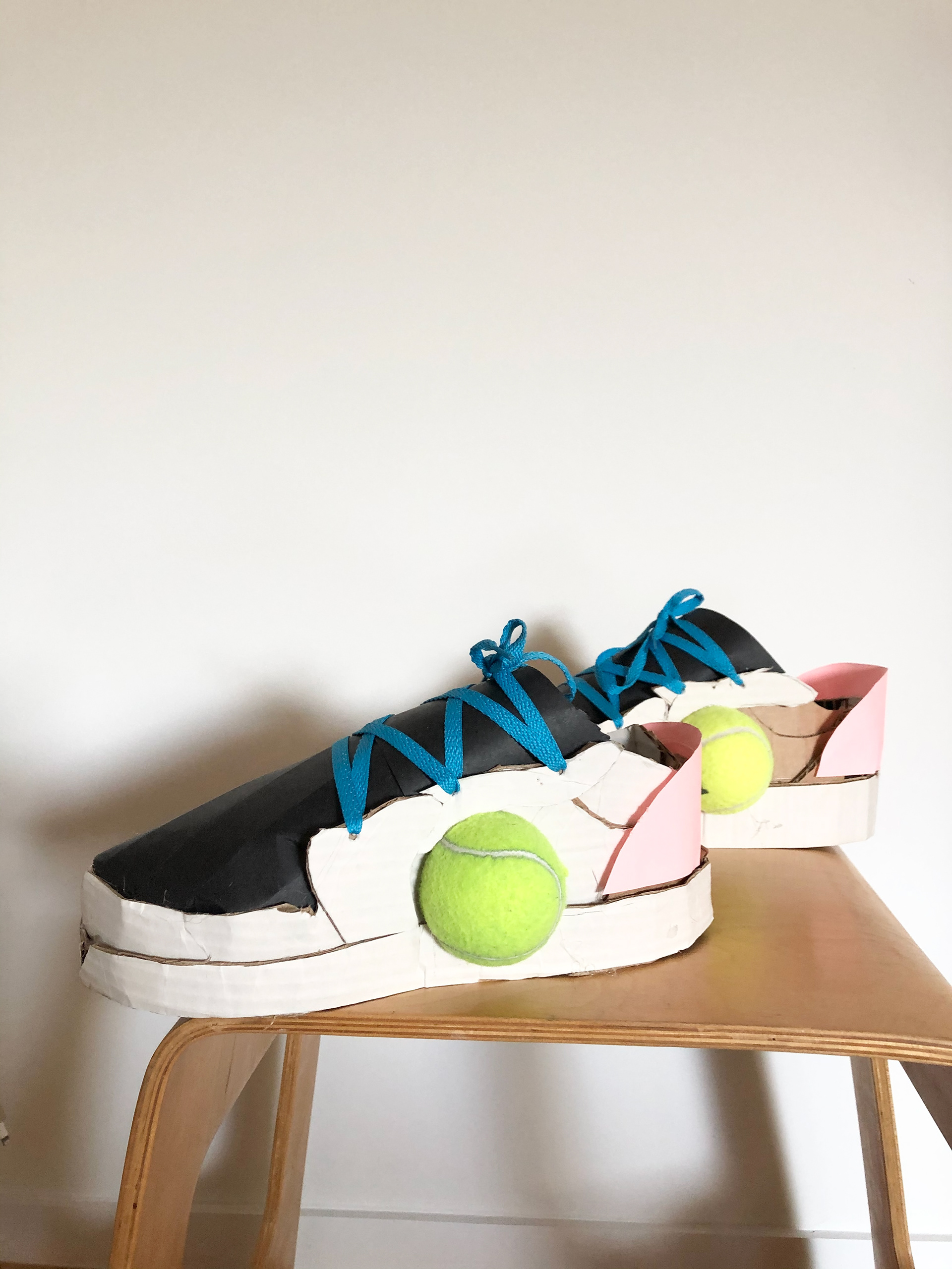 Shoe design and creation using recycled materials