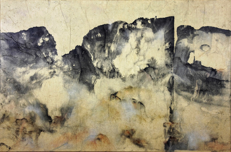 Ember Light I (2015): 24 x 36 x .75 inches