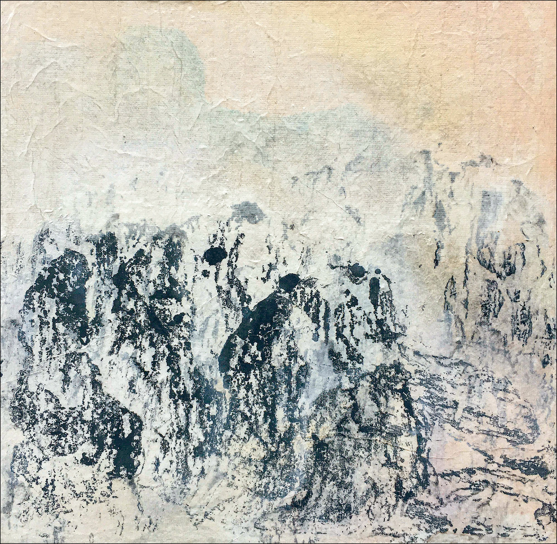 Dawn Vista IX (2020): 12 x 12 x .75 inches