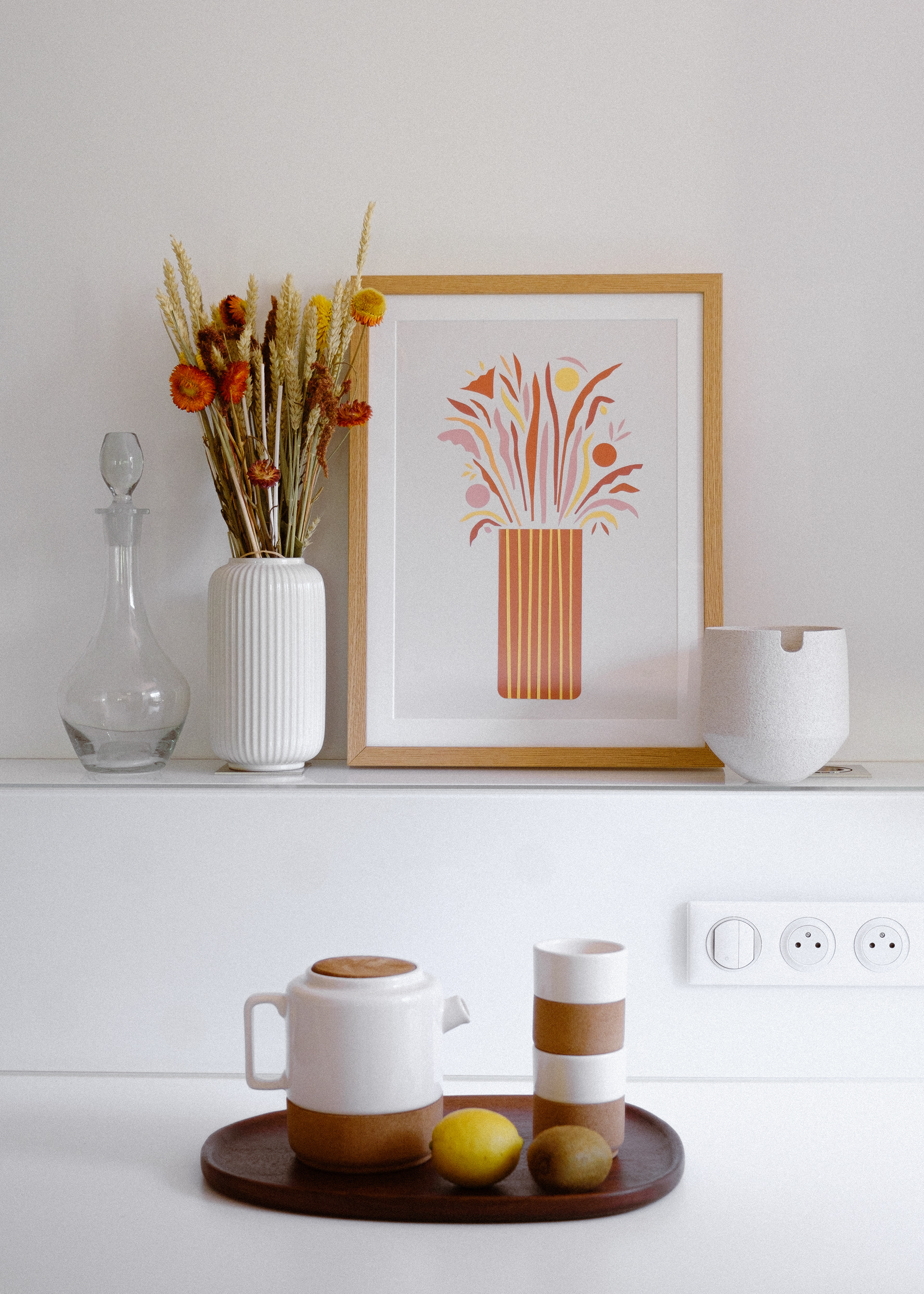 Projet " Bouquet de fleurs séchées "